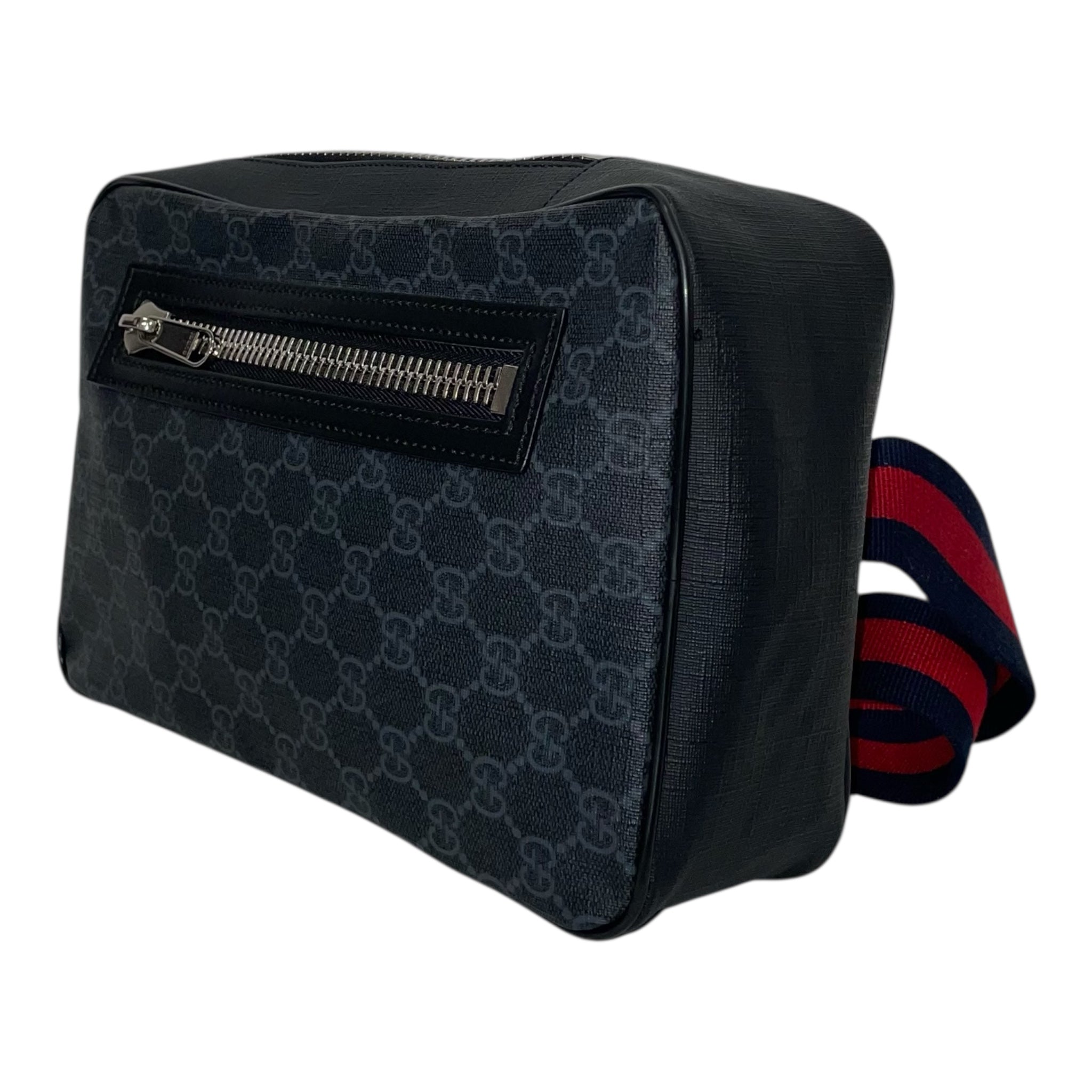 GUCCI/Cross Body Bag/Monogram/BLK/GG SUPREME BELT BAG view 6
