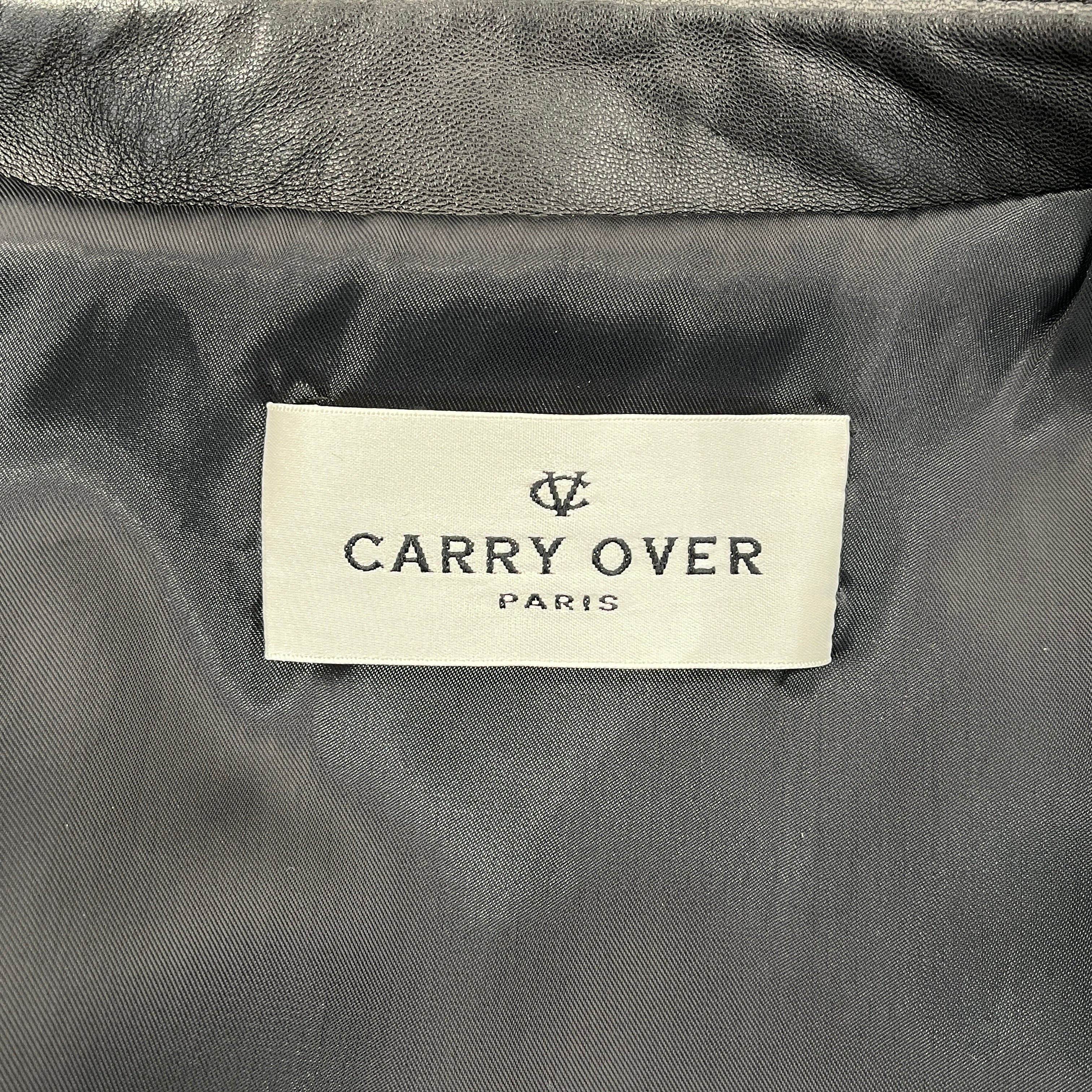 Carry Over/Leather Jkt/Lambskin/BLK/ view 3
