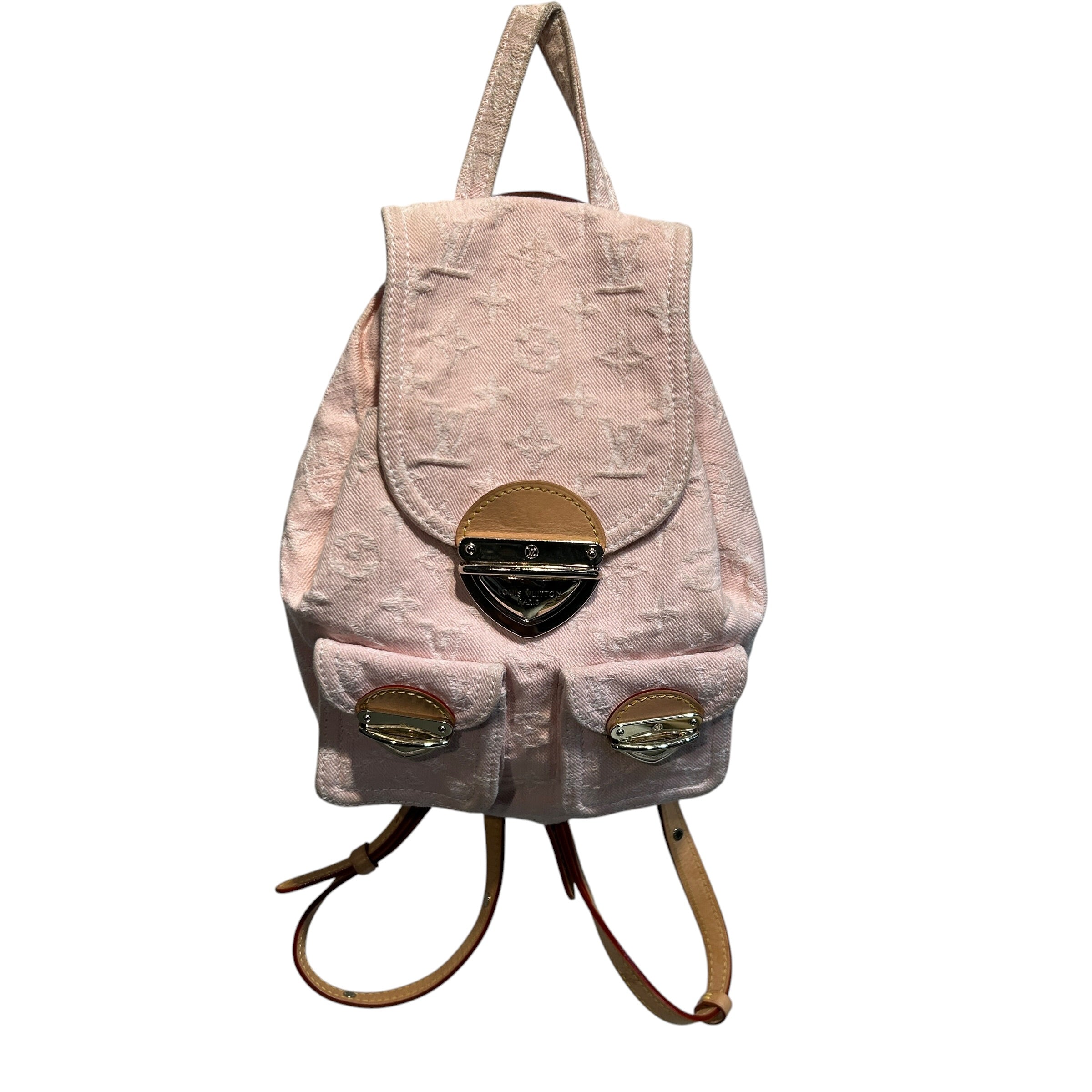 LOUIS VUITTON/Backpack/Monogram/PNK/Denim Venice view 1