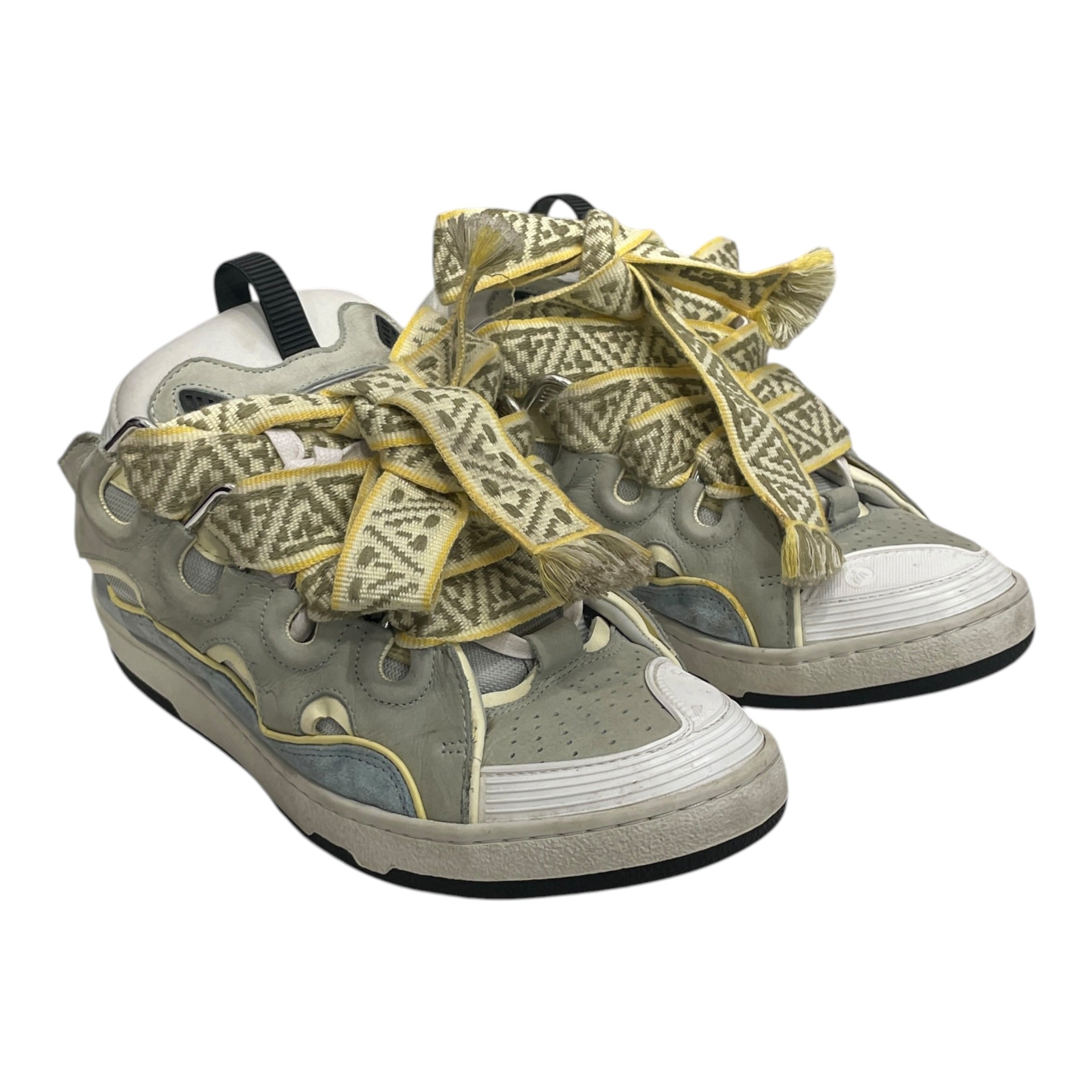 LANVIN/Low-Sneakers/EU 42/Cotton/GRY/ view 1