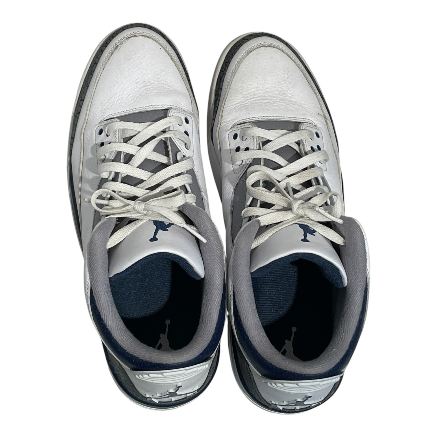 NIKE/AIR JORDAN 3 RETRO/Low-Sneakers/US 13/Leather/WHT/CT8532-104 view 3