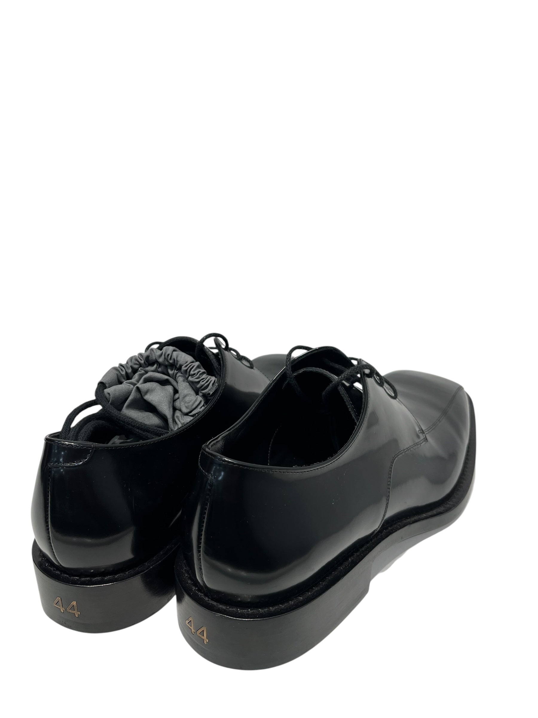 BALENCIAGA/Loafers/EU 44/Leather/BLK/DERBY SQUARE-TOED view 2