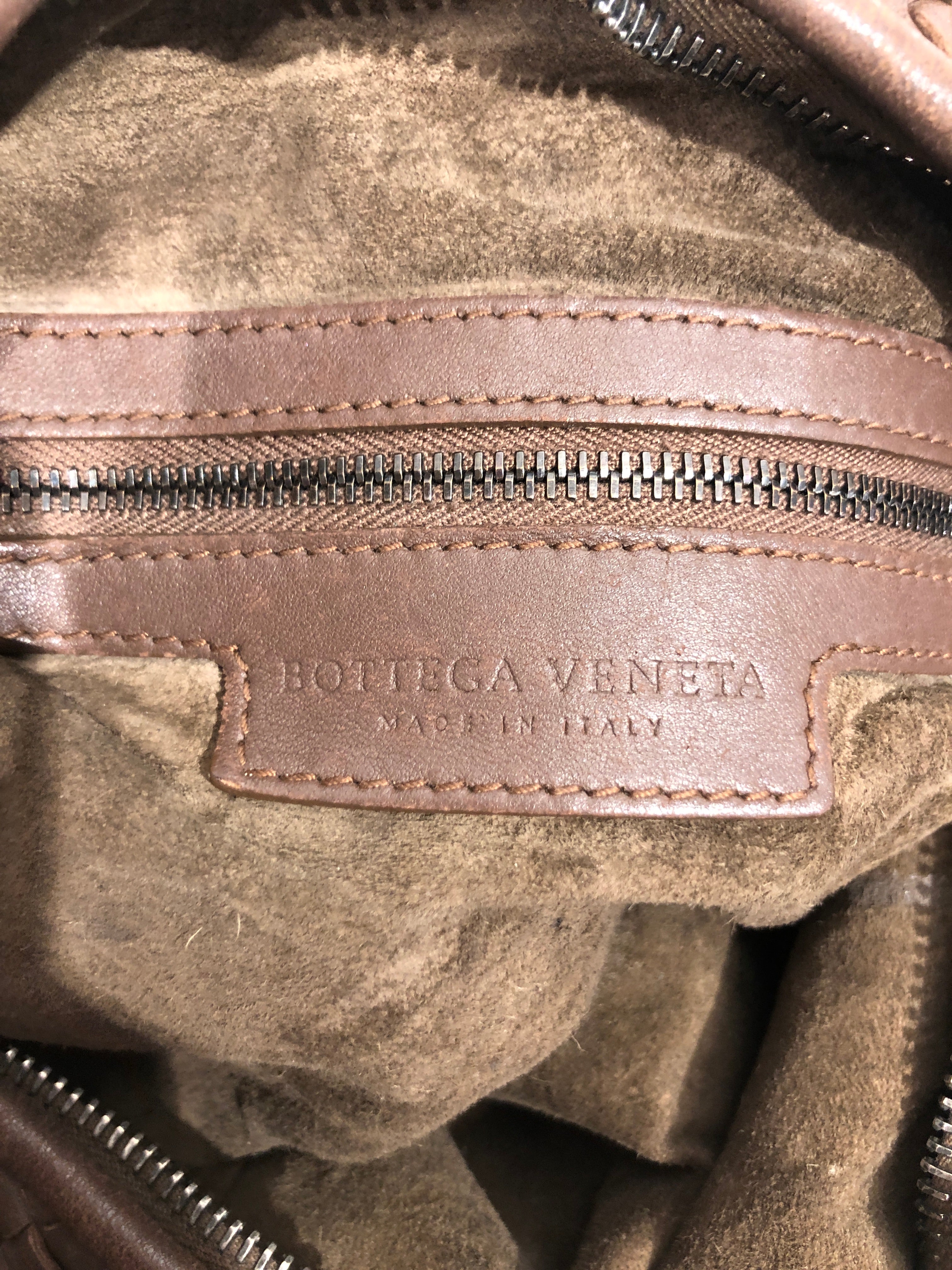 BOTTEGA VENETA/Hand Bag/Leather/BRW/INTRECCIATO WOVEN HOBO BAG view 6