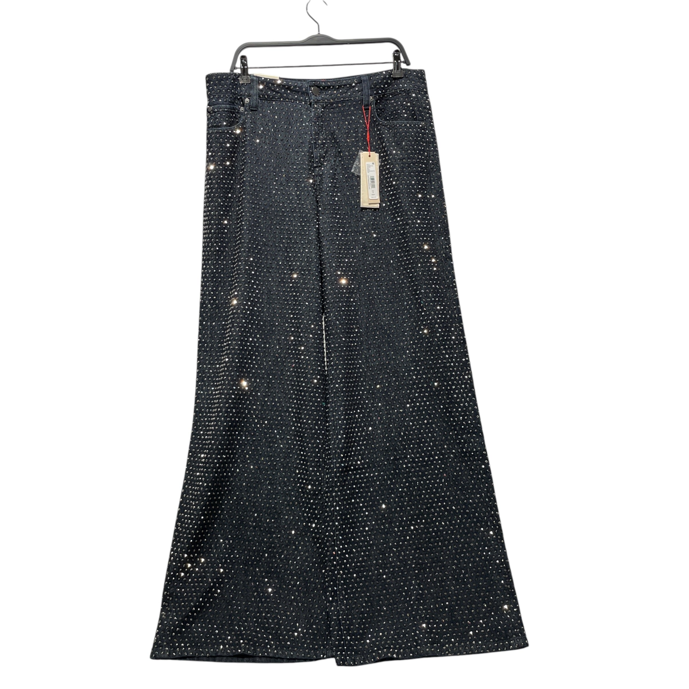 alice+olivia/Pants/32/Denim/NVY/EMBELLISHED view 1