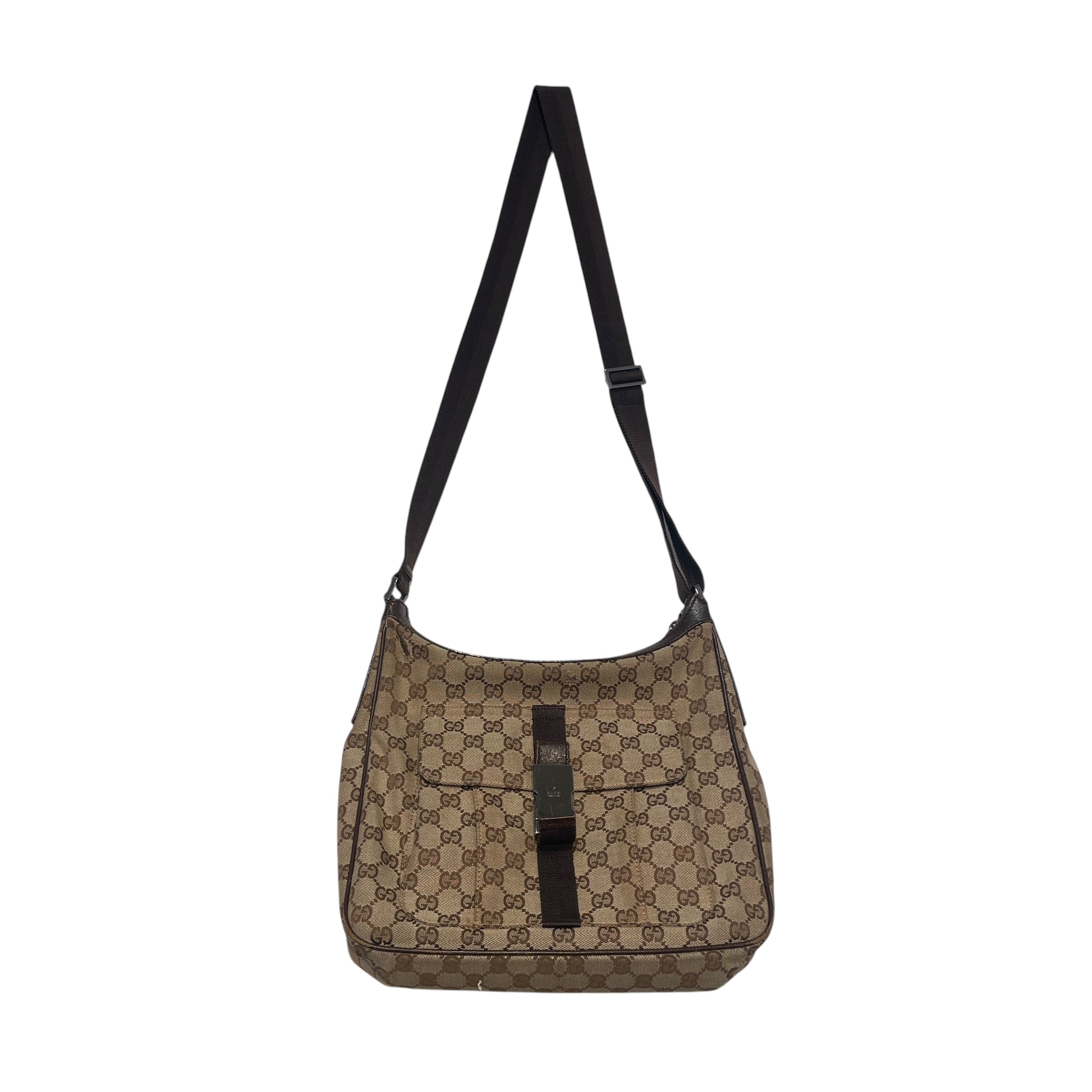 GUCCI/Tote Bag/Monogram/Cotton/CML/GG Canvas Messenger Bag view 1