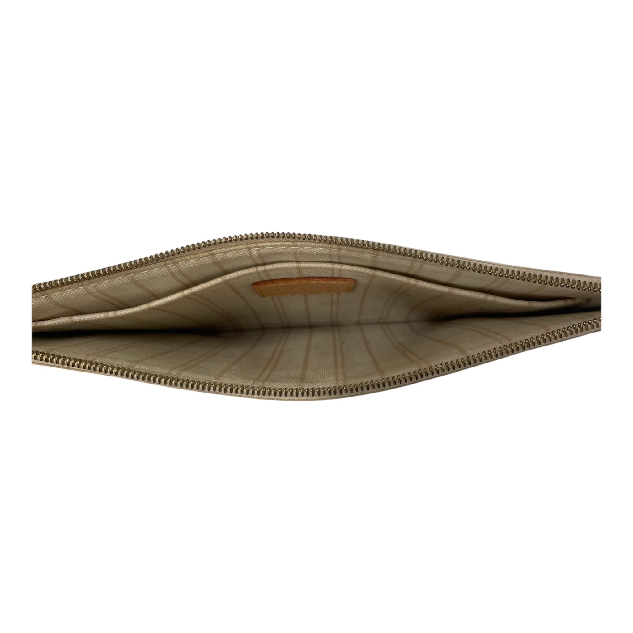 LOUIS VUITTON/Pouch/Monogram/Leather/CRM/CREAMPOUCHETTE view 3