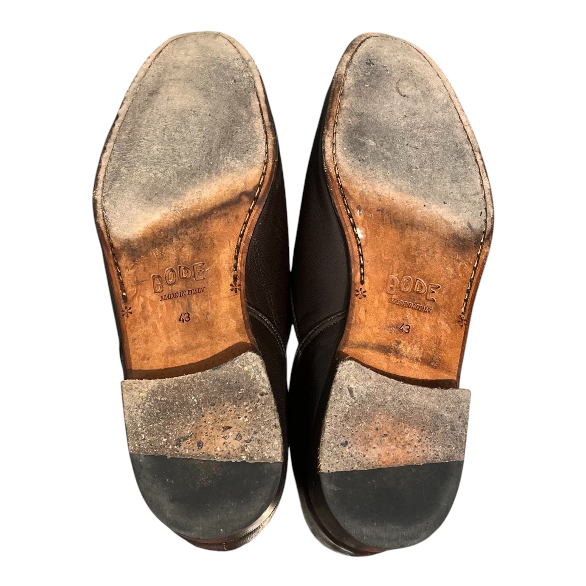 BODE/Dress Shoes/EU 43/Leather/BRW/HOUSE SHOE DARK SLIP ONS view 7