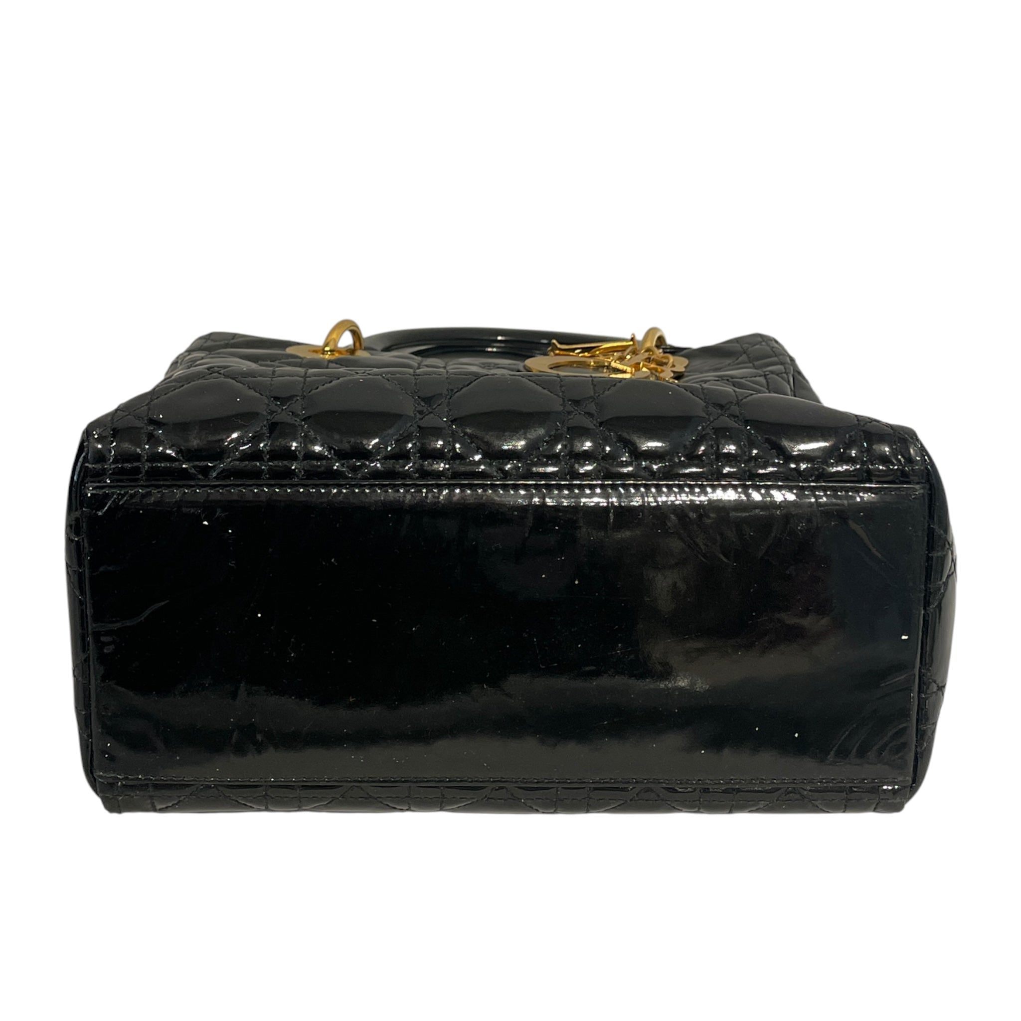 Christian Dior/Hand Bag/Faux Leather/BLK/89D7YQY view 3