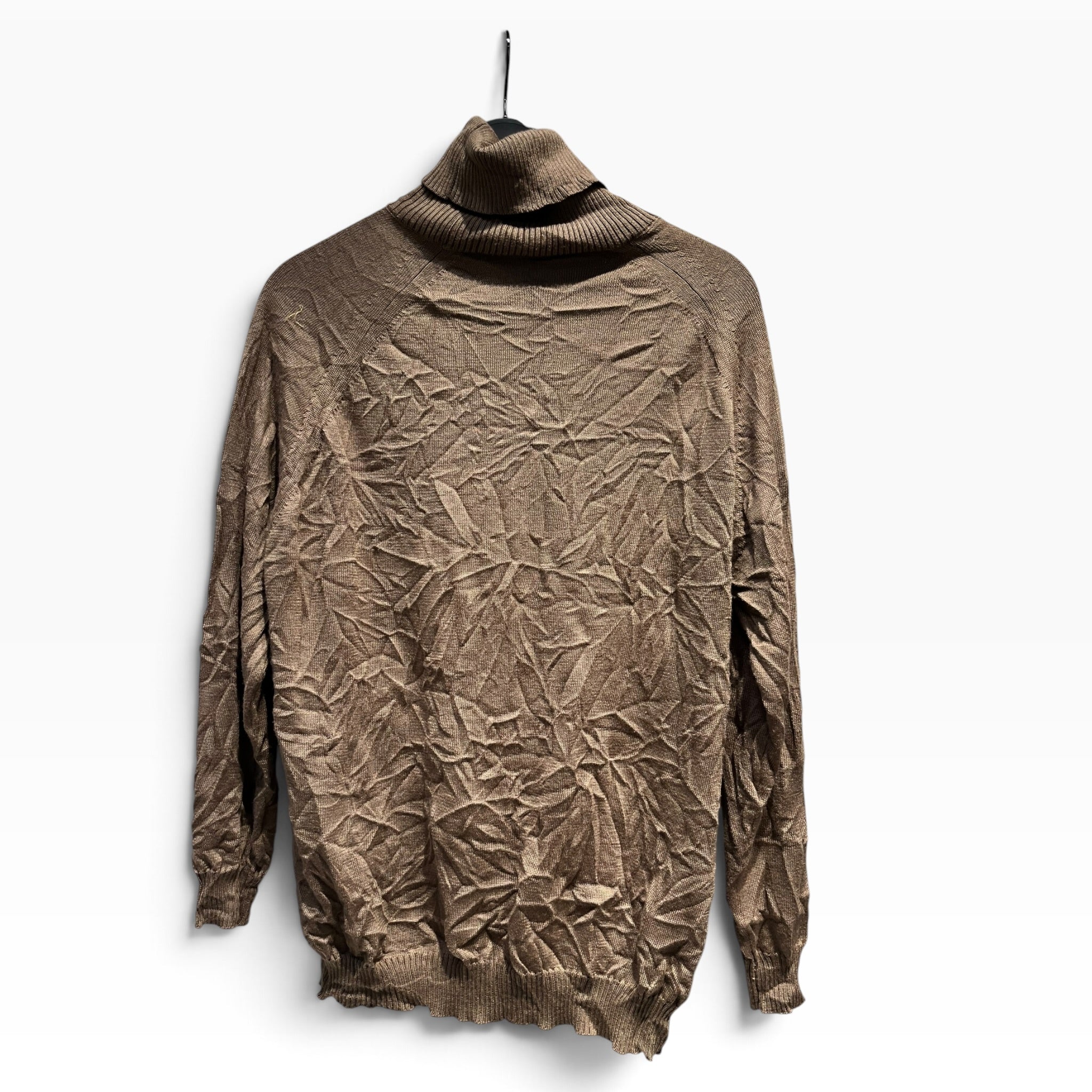 BALENCIAGA/Sweater/S/Wool/KHK/balenciaga knit turtleneck view 2