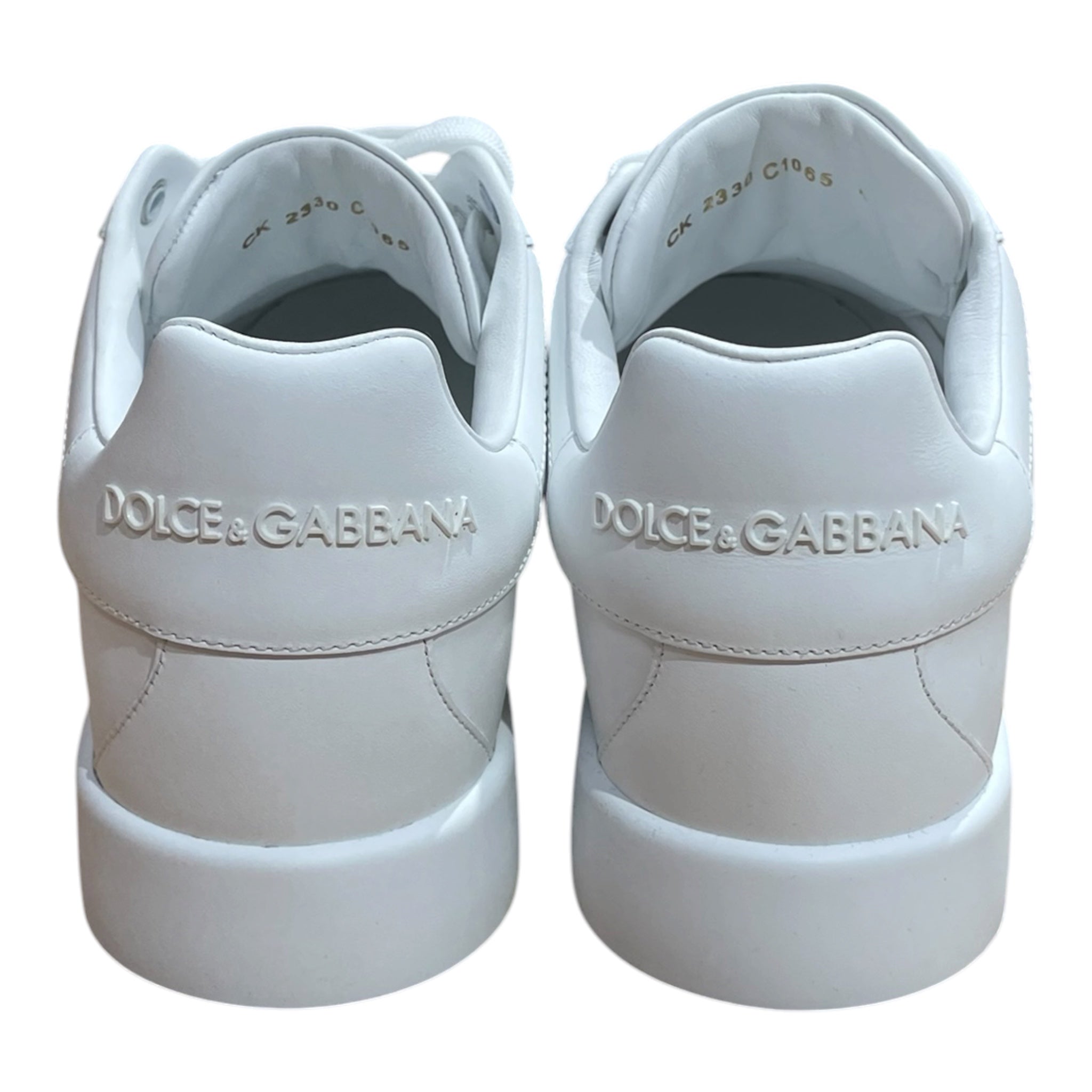 DOLCE&GABBANA/Low-Sneakers/EU 41/Leather/WHT/w/dustbag view 4