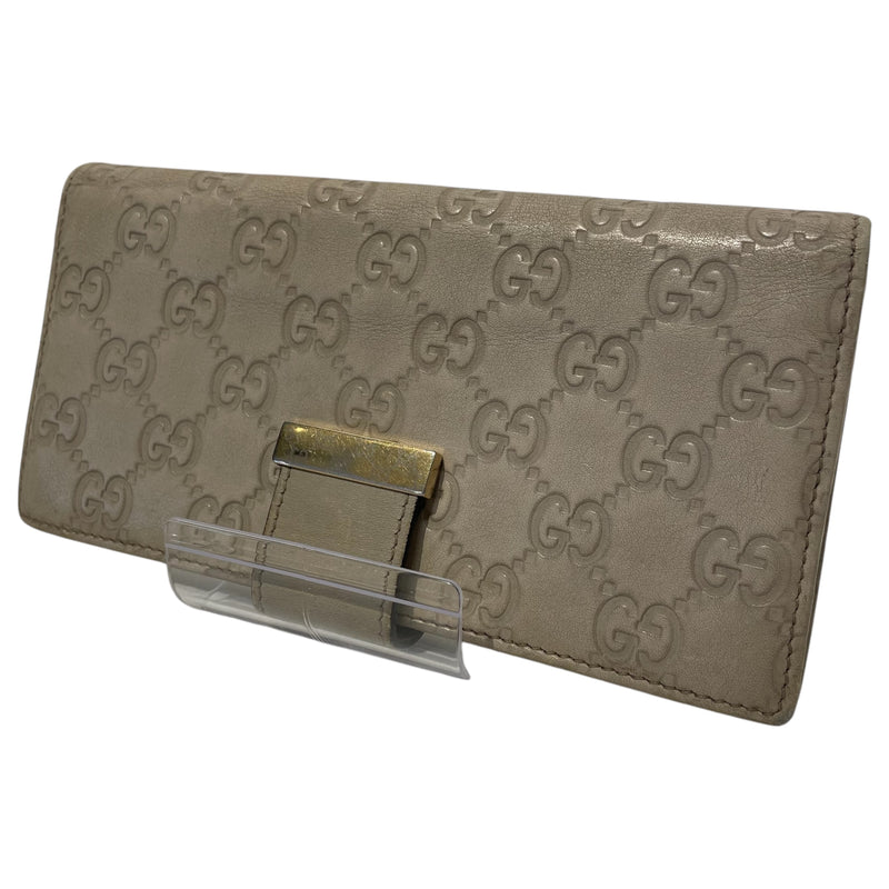 GUCCI/Long Wallet/OS/Monogram/Leather/CRM/GUCCISIMA LEATHER WALLET