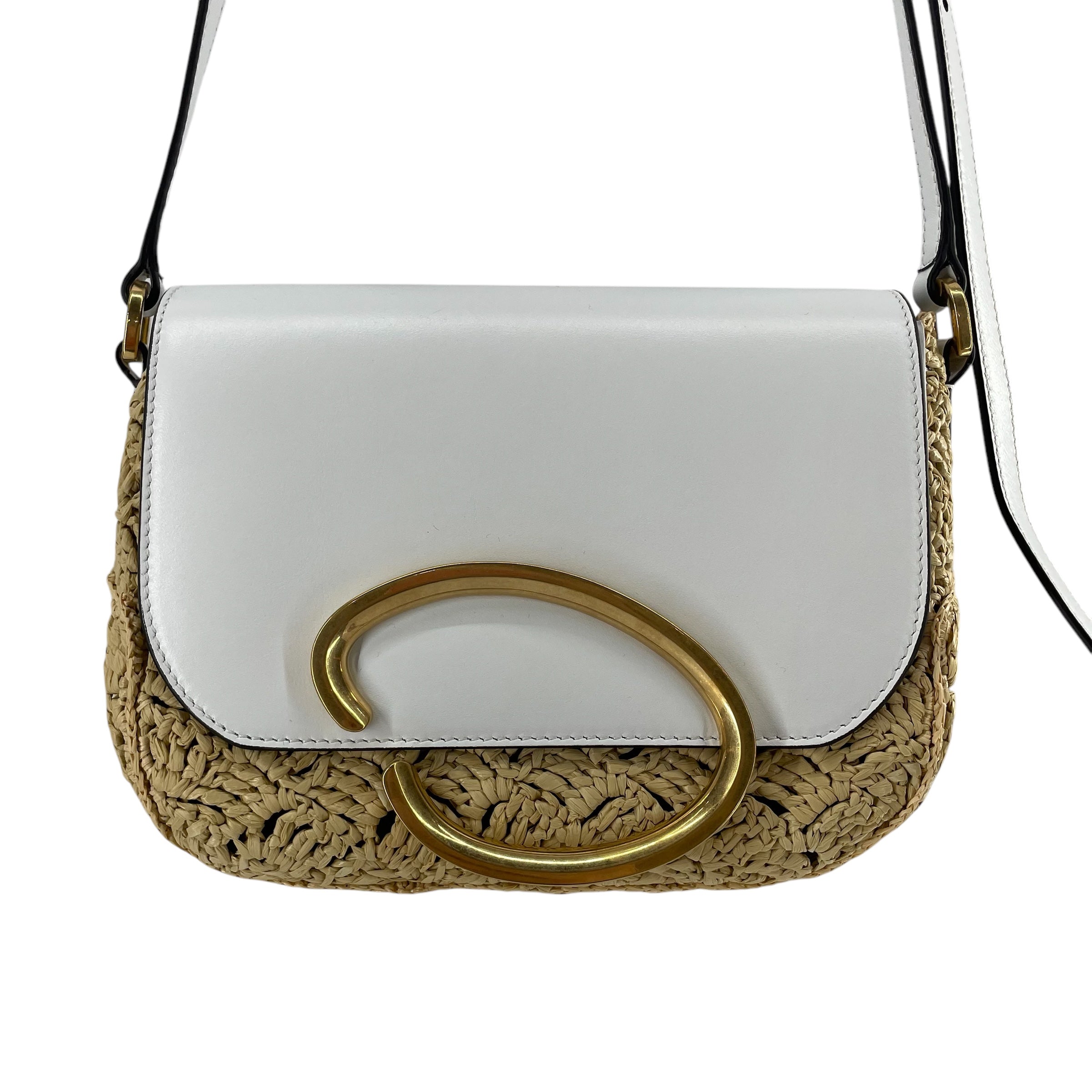 Oscar de laRenta/Cross Body Bag/WHT/RAFFIA NAPPA view 6