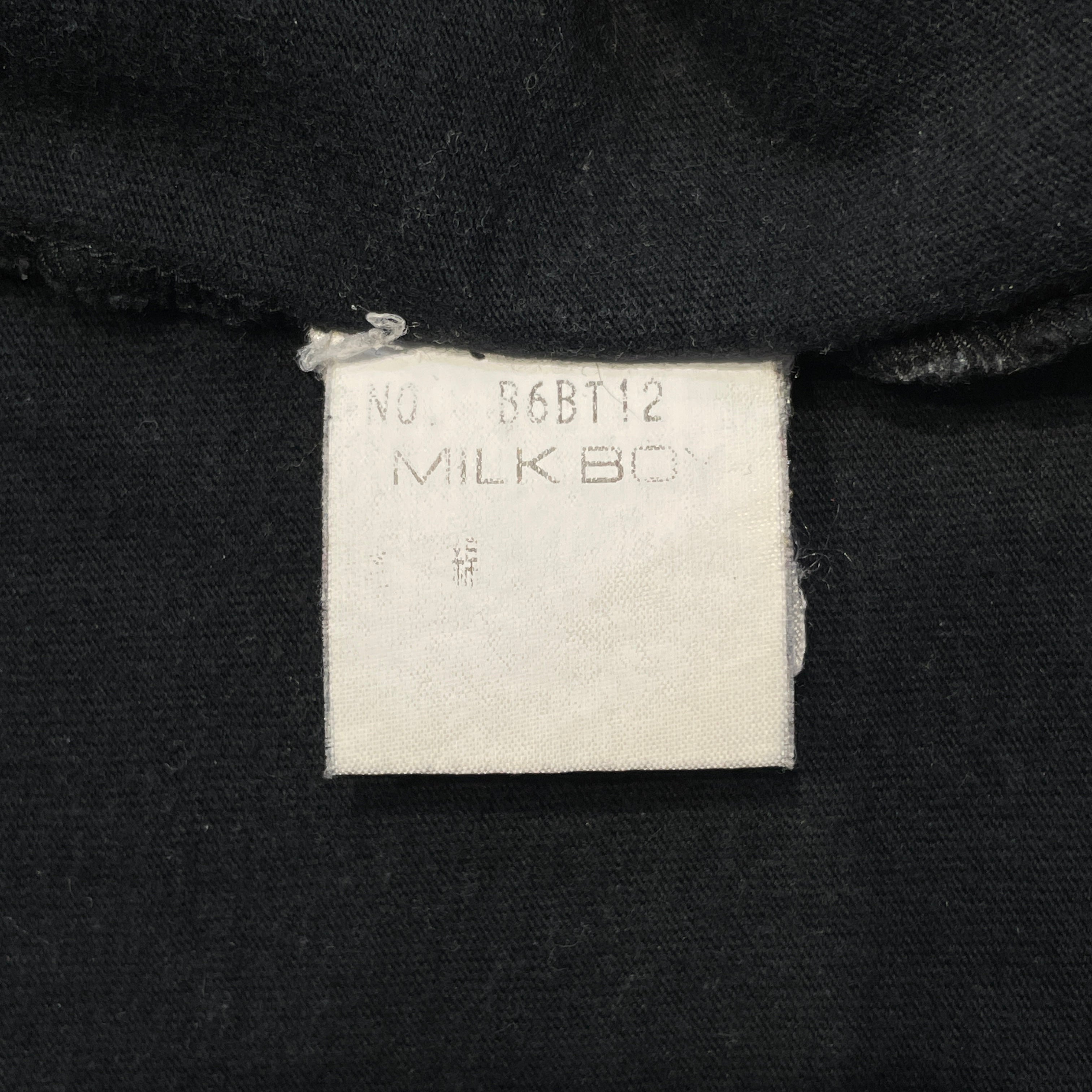 MILK BOY/T-Shirt/1/Cotton/BLK/Graphic/Lord's prayer t shirt view 4