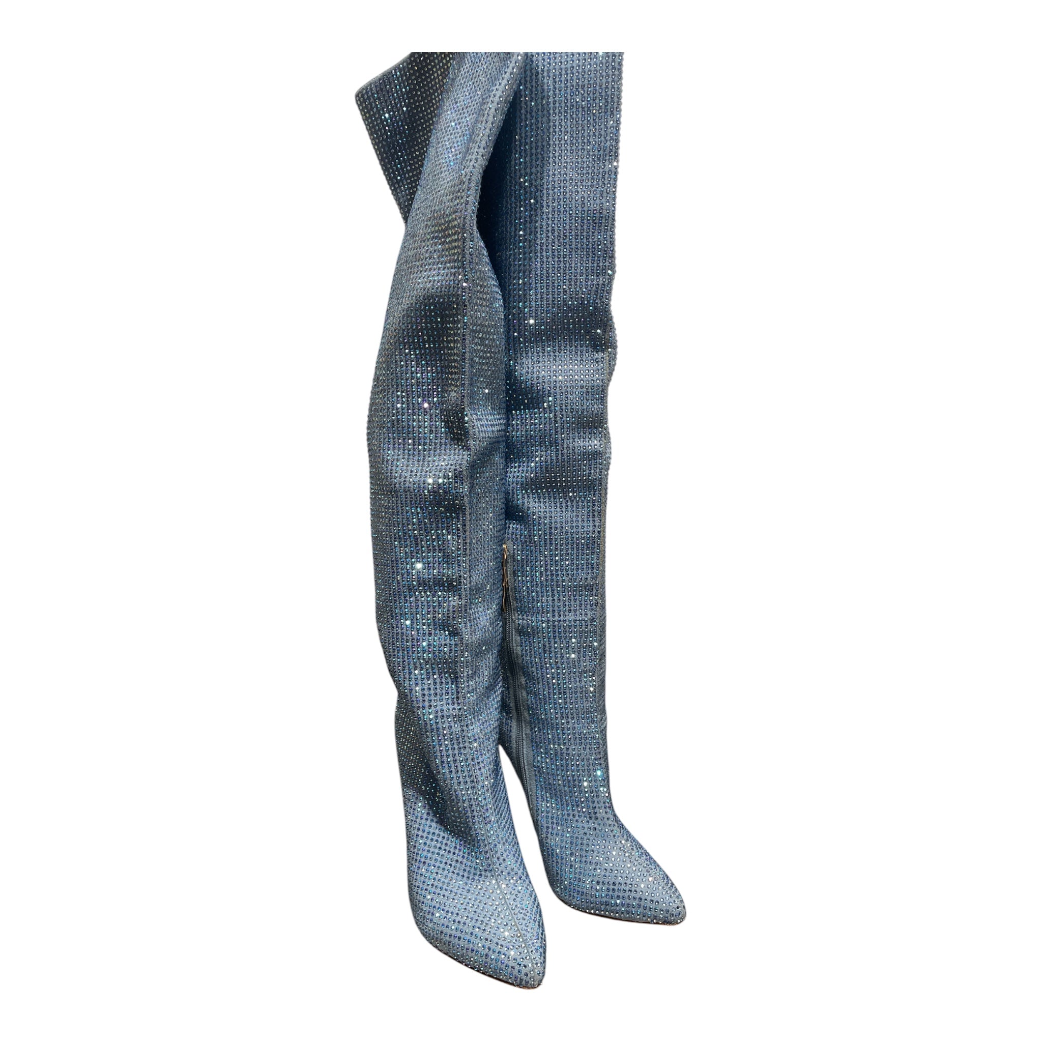 I AM JENNIFERLE/Boots/EU 38/All Over Print/BLU/HIGH STUDDED BOOTS view 1