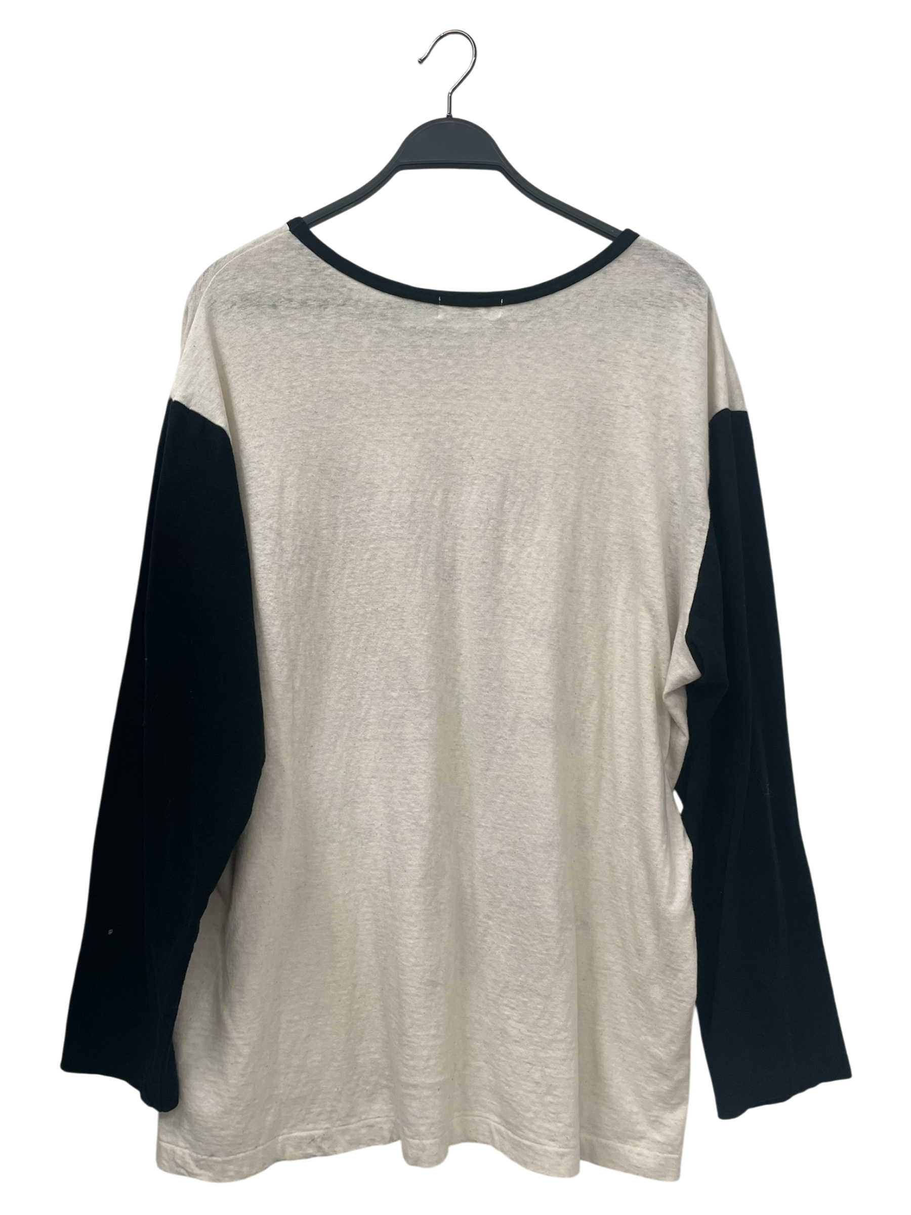 YOHJI YAMAMOTO/T-Shirt/3/Cotton/WHT/Graphic/ROSE 1/4 SLEEVE view 2