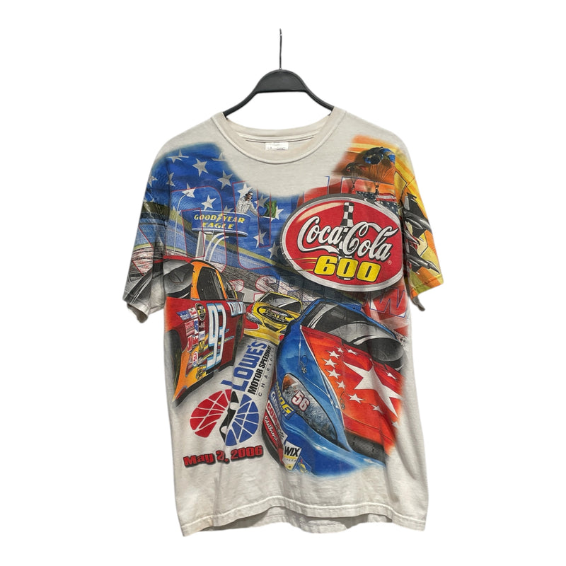 CHASEAUTHENTICS/T-Shirt/L/Cotton/WHT/Graphic/COCACOLA/600