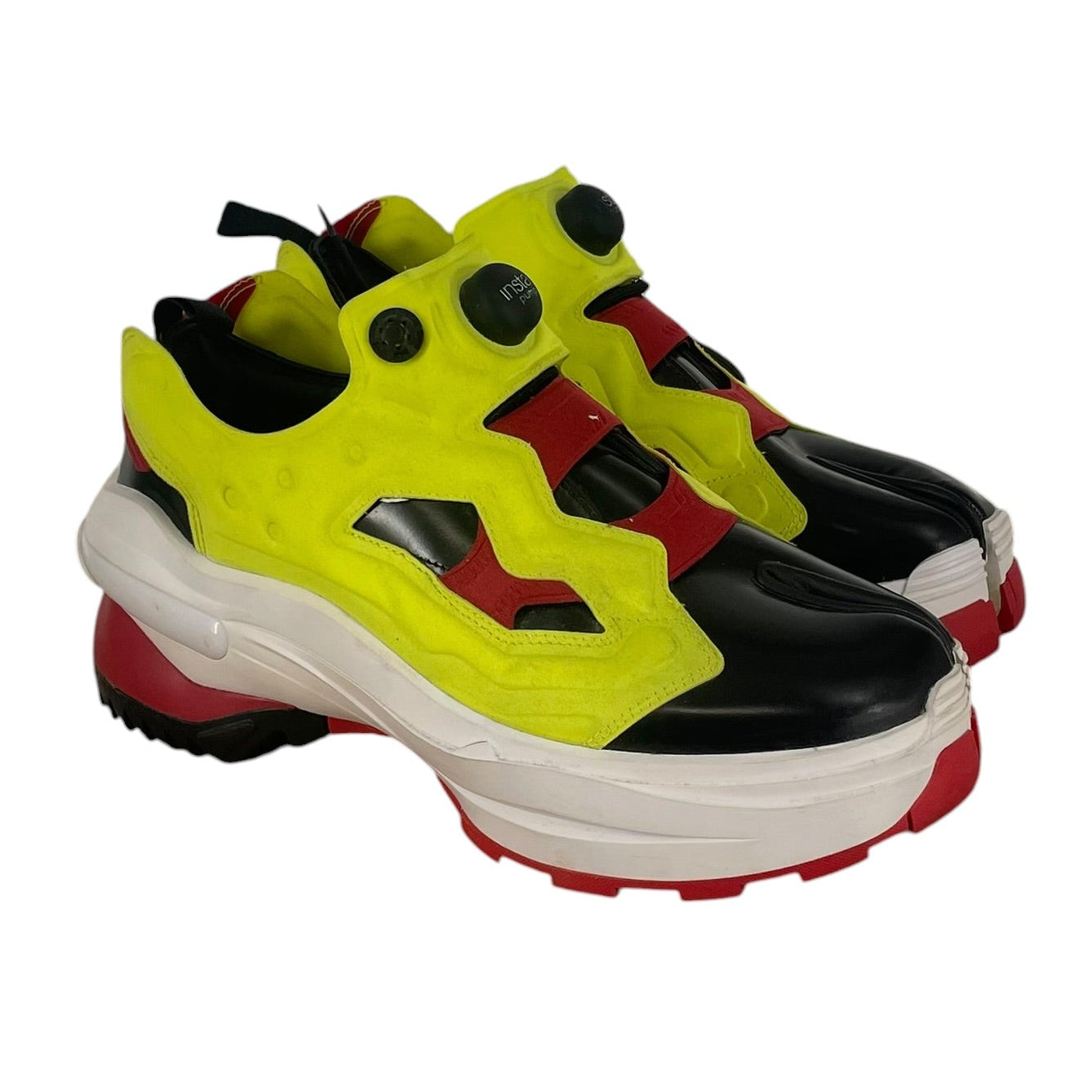 Maison Margiela/Reebok/Low-Sneakers/US 10.5/MLT/NEON GREEN INSTA PUMP view 1
