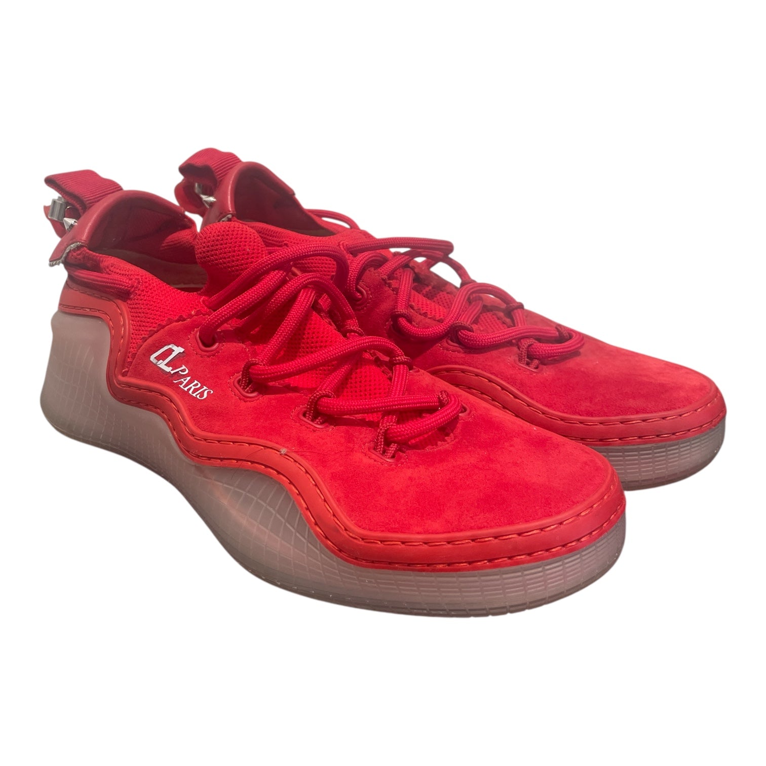 Christian Louboutin/Low-Sneakers/EU 39.5/Border/RED/Arpoador Low Top Sneaker view 1