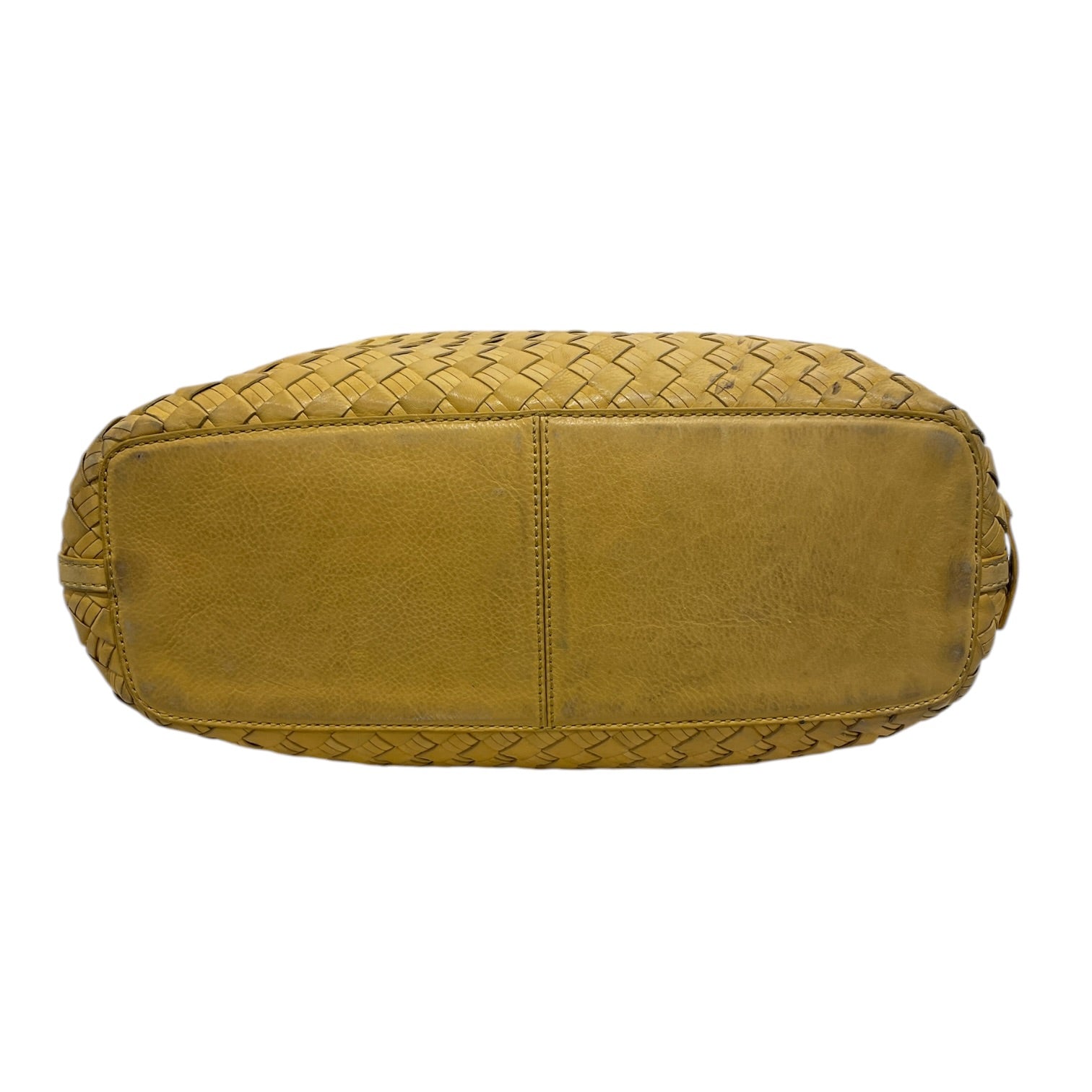 COLE HAAN/Hand Bag/Leather/YEL/weave hobo view 3