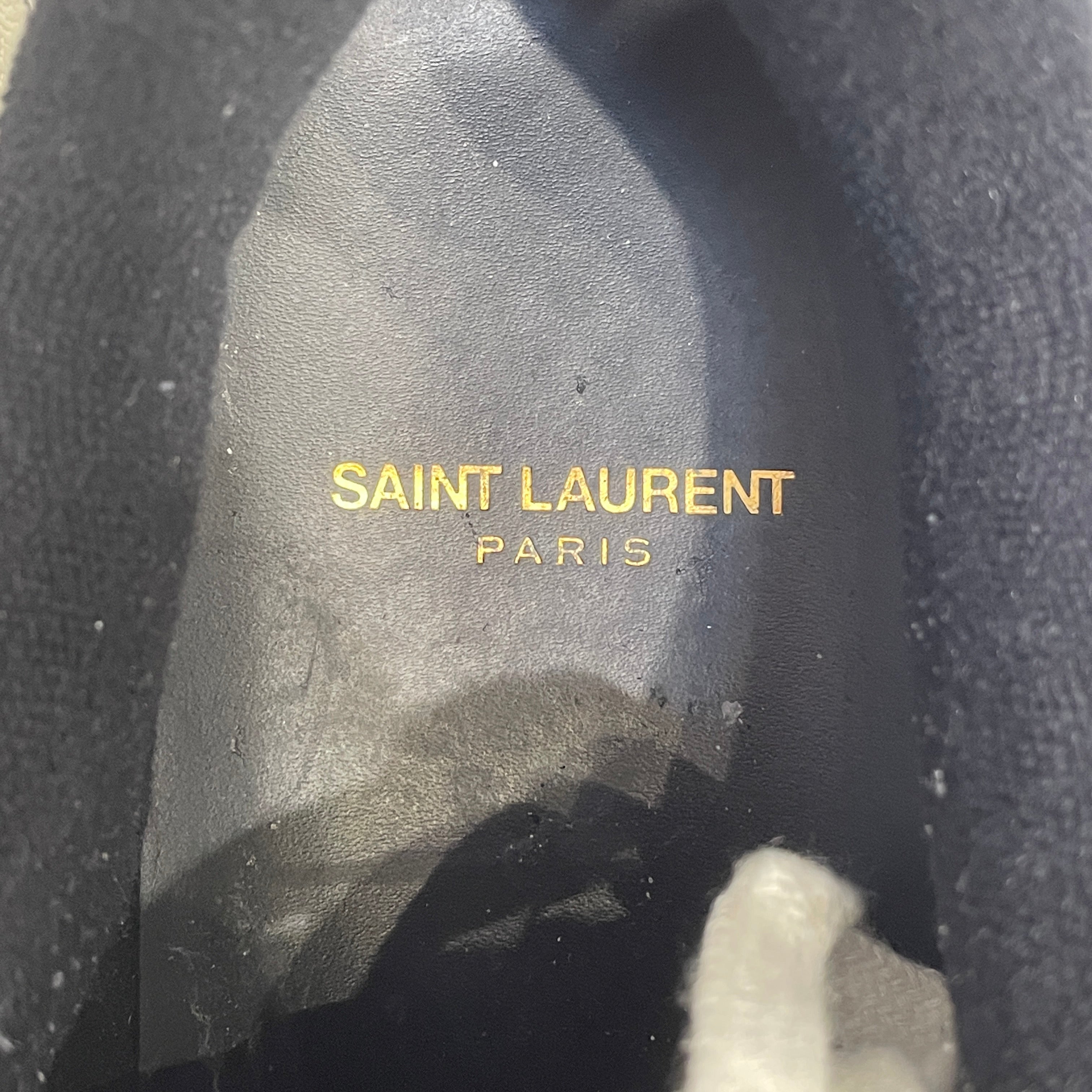 SAINT LAURENT/Low-Sneakers/US 9/Leather/BLK/SL 61 Low view 3