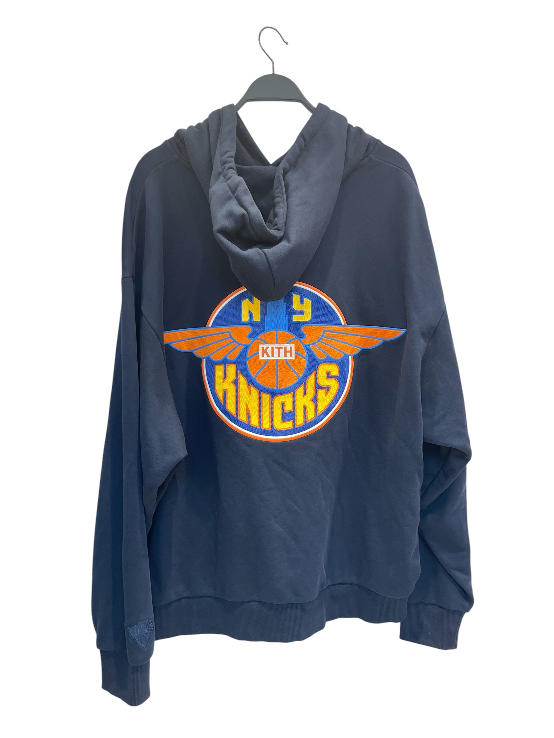 KITH/Hoodie/XXL/Cotton/NVY/knicks/org ball wings/yel ny view 2
