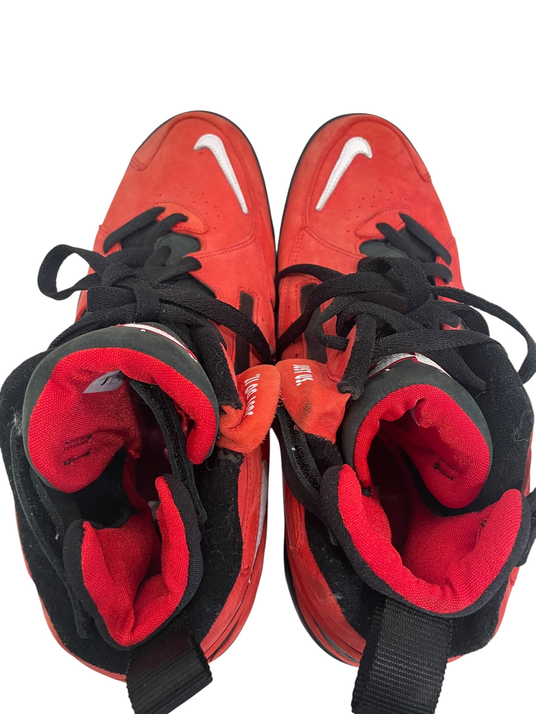 NIKE/KITH/Hi-Sneakers/US 12.5/Cotton/RED/AIR MAESTRO-AH1069 view 4