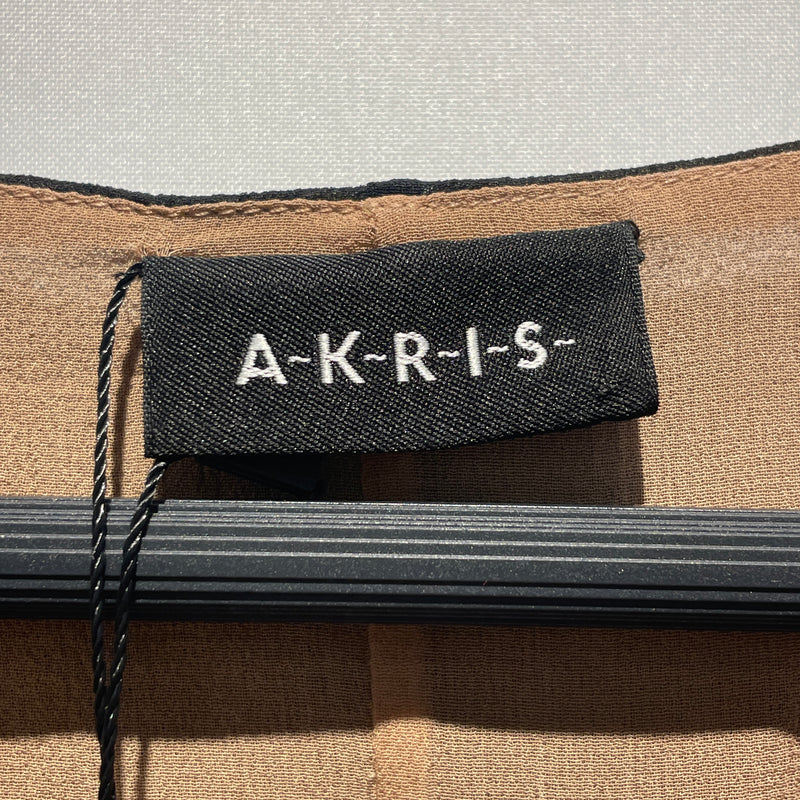 AKRIS/SL Cut & Sew/8/Silk/BLK/
