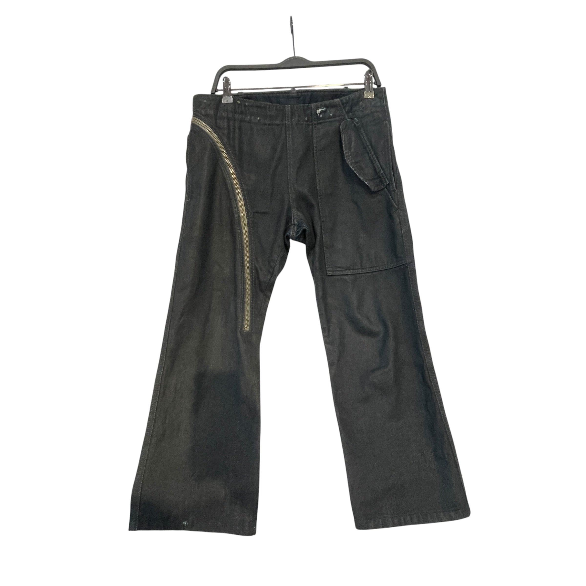RICK OWENS DRKSHDW/Pants/31/Denim/BLK/High-waisted/'Strutter' Aircut 2009 Pant view 1