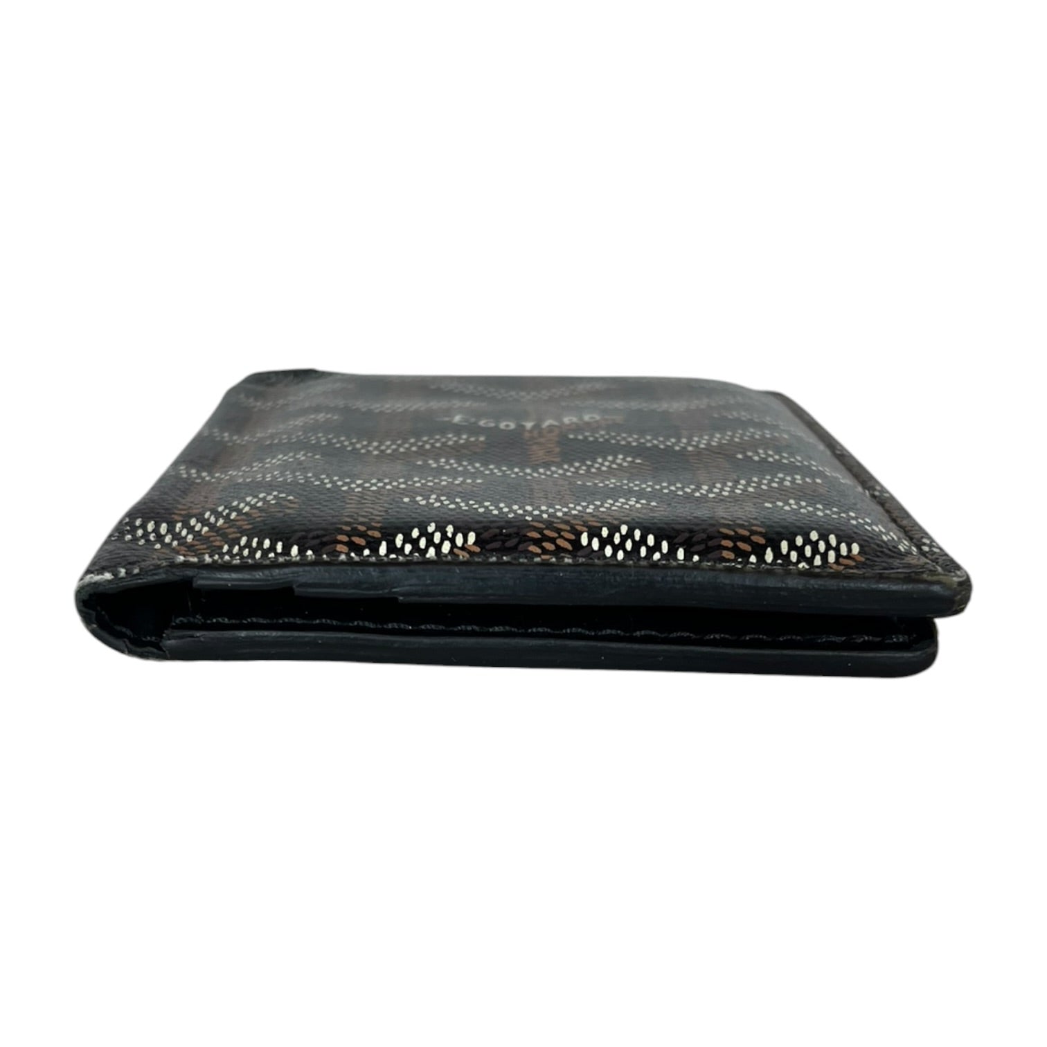 GOYARD/Bifold Wallet/All Over Print/Leather/BLK/M's/ view 3