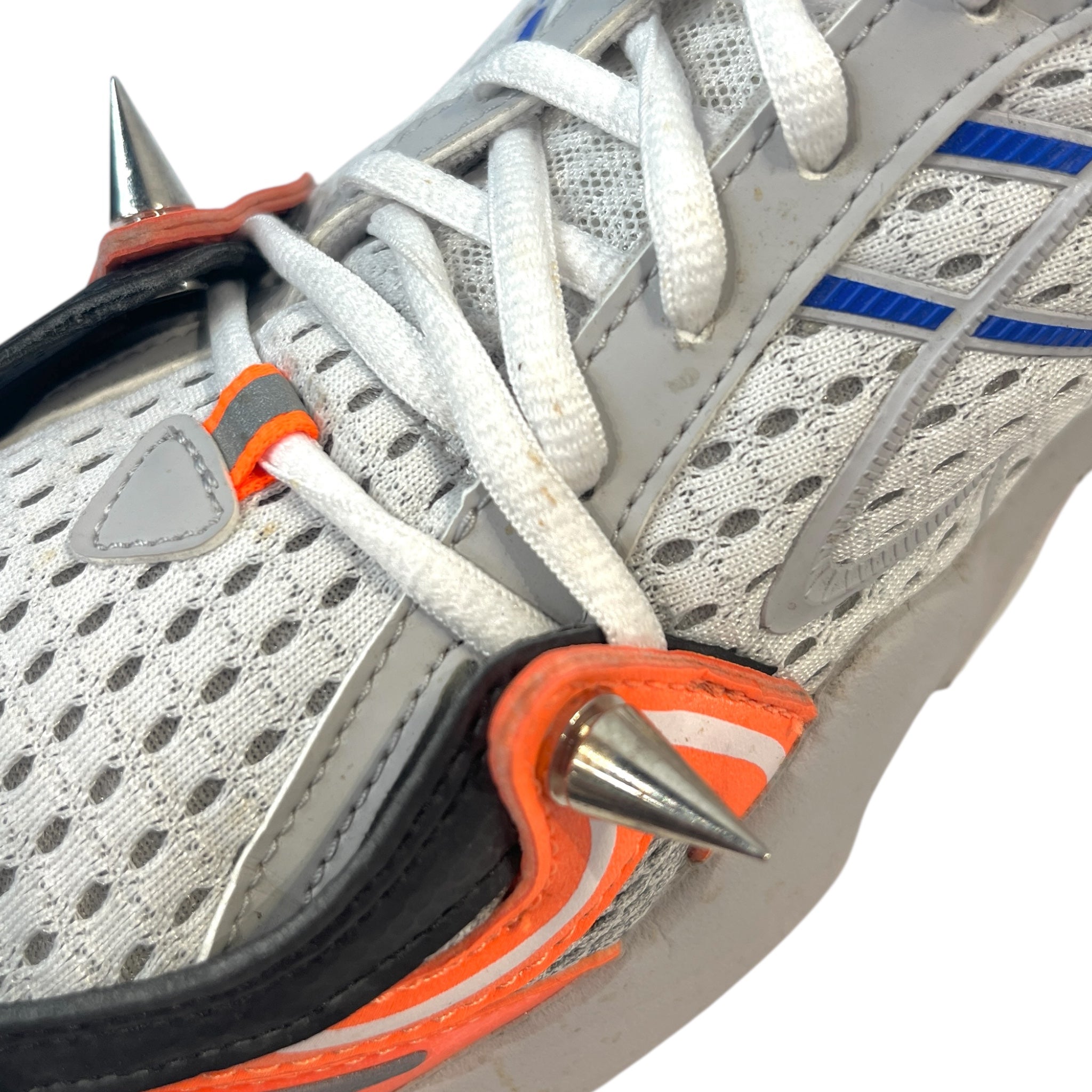 VETEMENTS/Reebok/Low-Sneakers/US 9/BLU/Blue, Orange & Spikes view 5