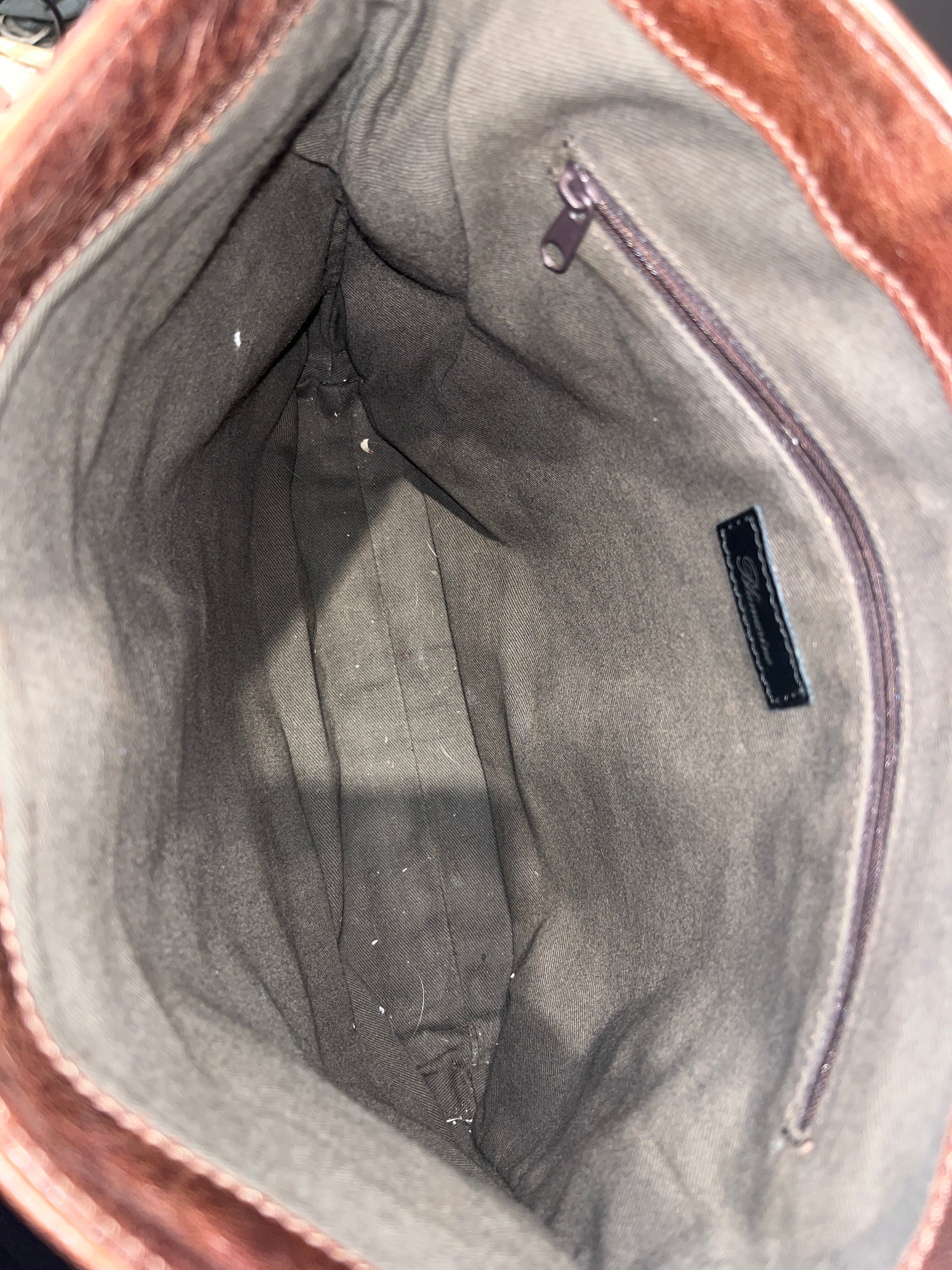 BLUMARINE/Cross Body Bag/Leather/BRW/ view 4
