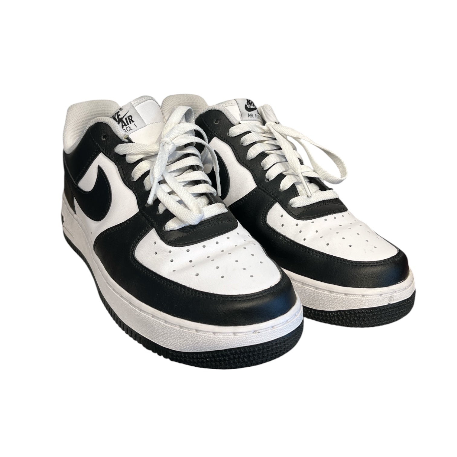 NIKE/Low-Sneakers/US 10/WHT/black & w view 1