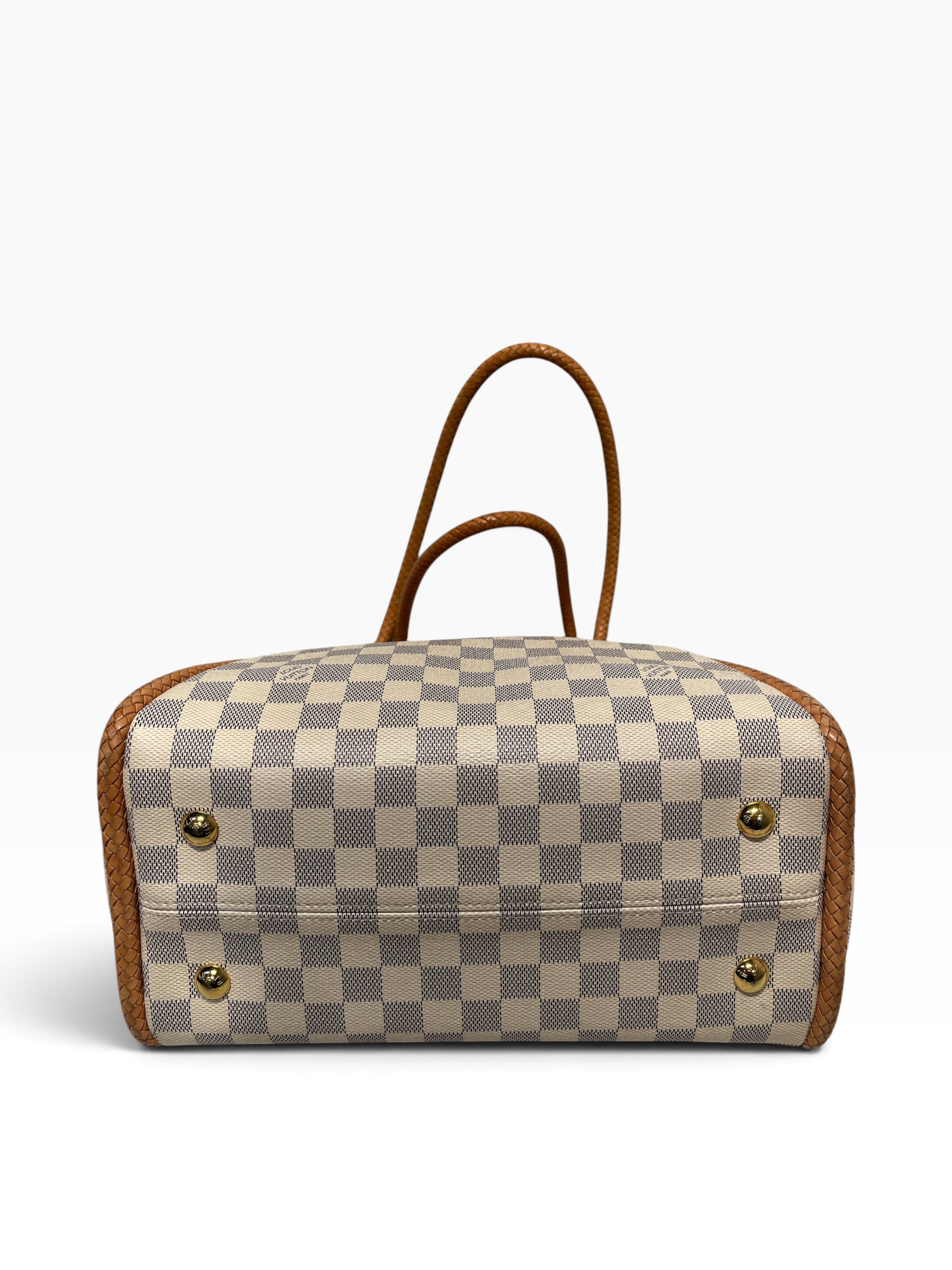 LOUIS VUITTON/Hand Bag/Leather/WHT/Damier Azur Propriano view 5