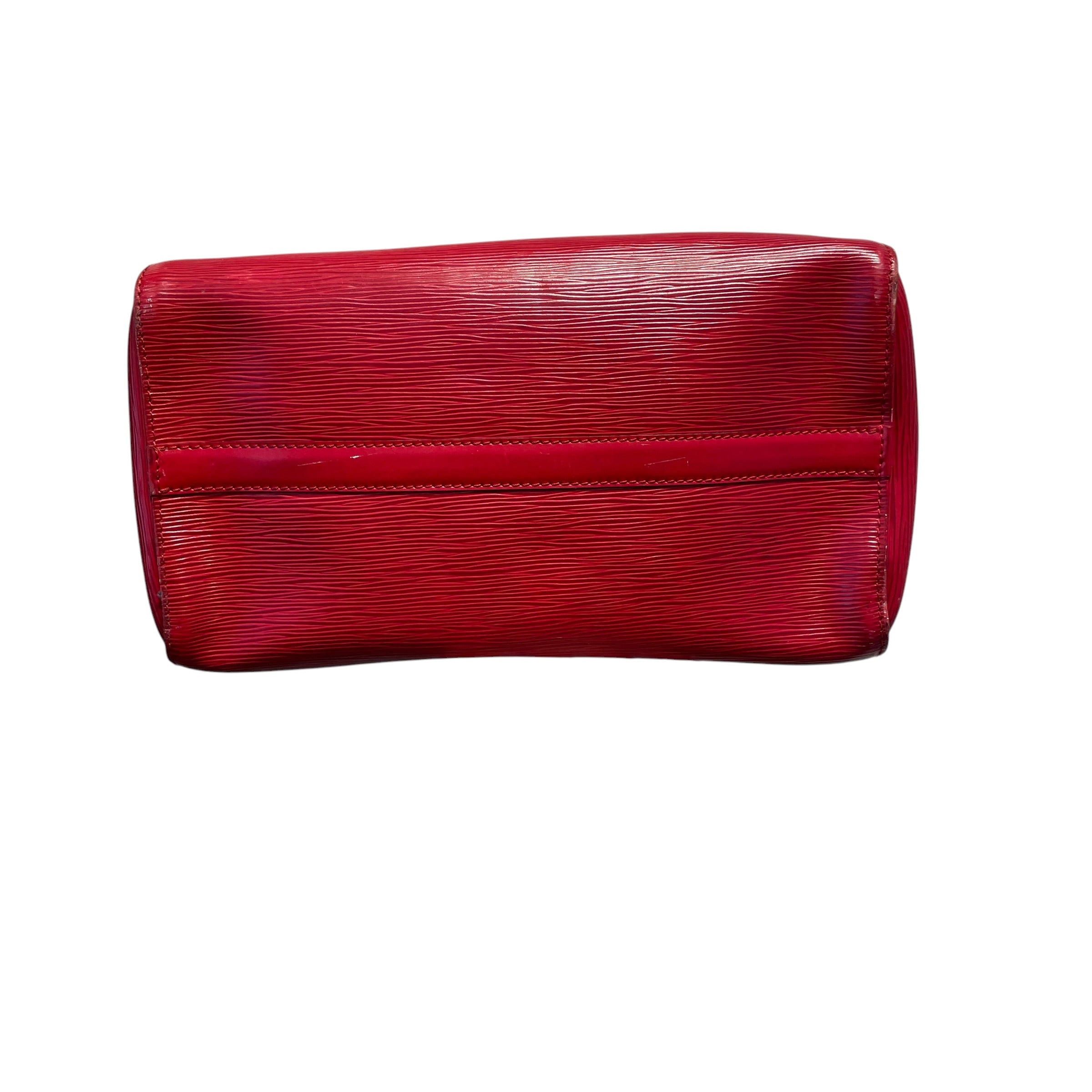 LOUIS VUITTON/Hand Bag/Leather/RED/EPI view 3