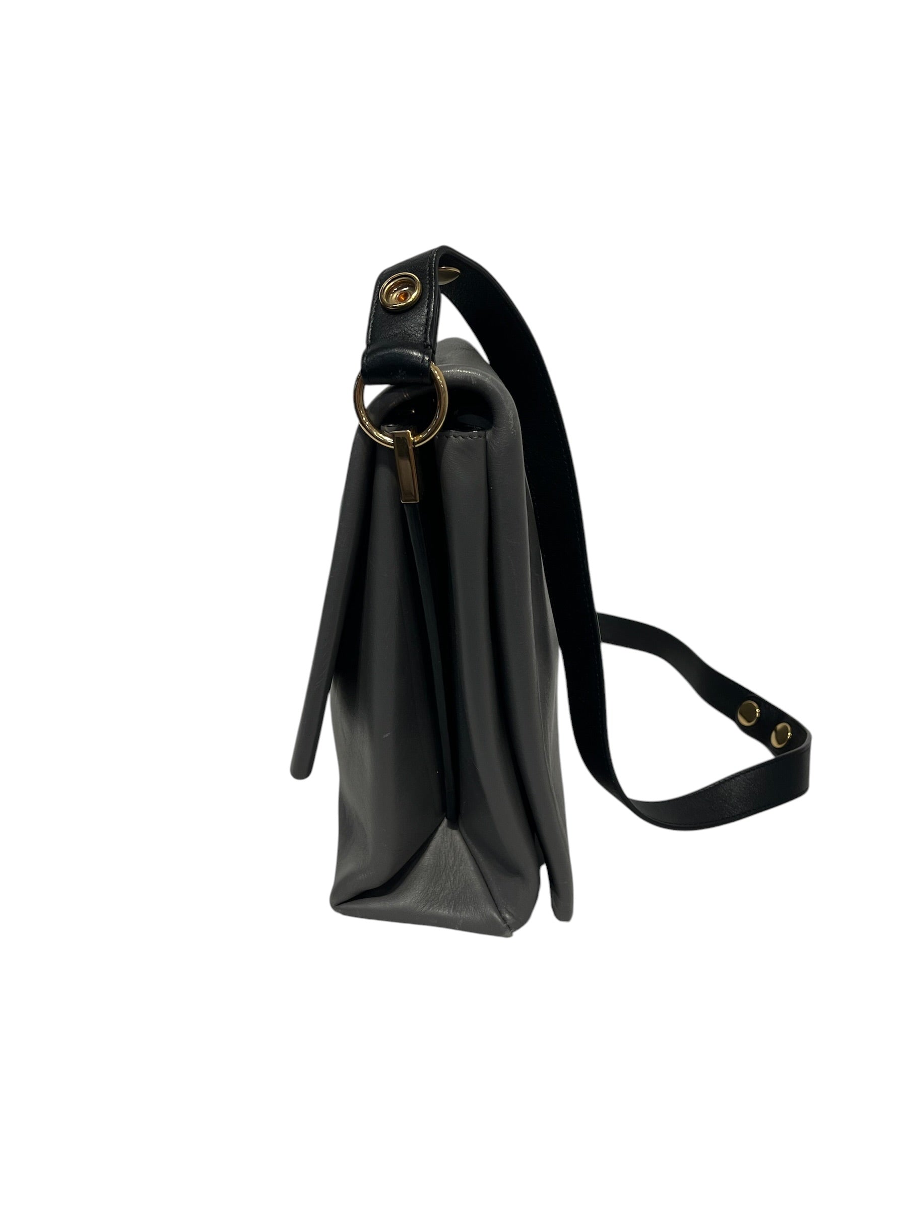 CELINE/Bag/Leather/BLU/Celine blade shoulder bag view 2