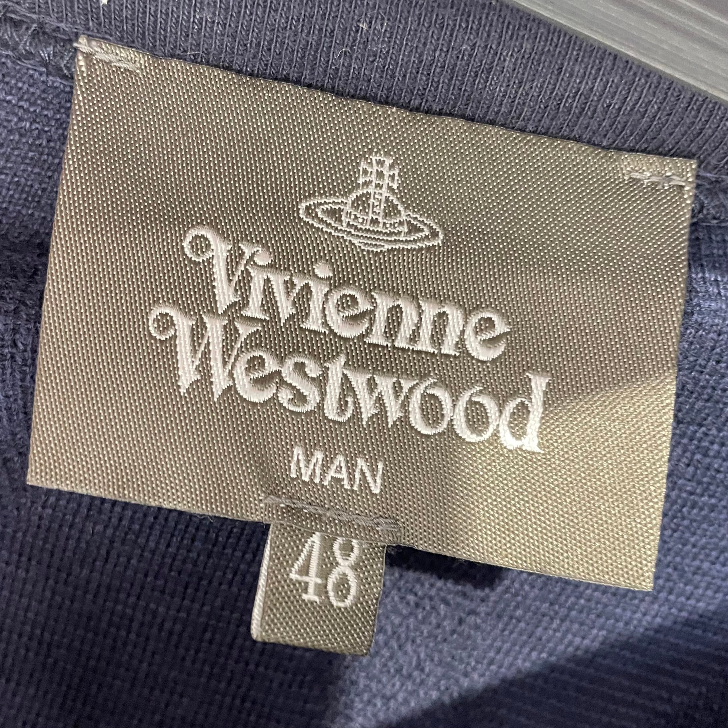 Vivienne Westwood MAN/Sweater/48/Navy/Cotton/VW-LP-83439 view 3