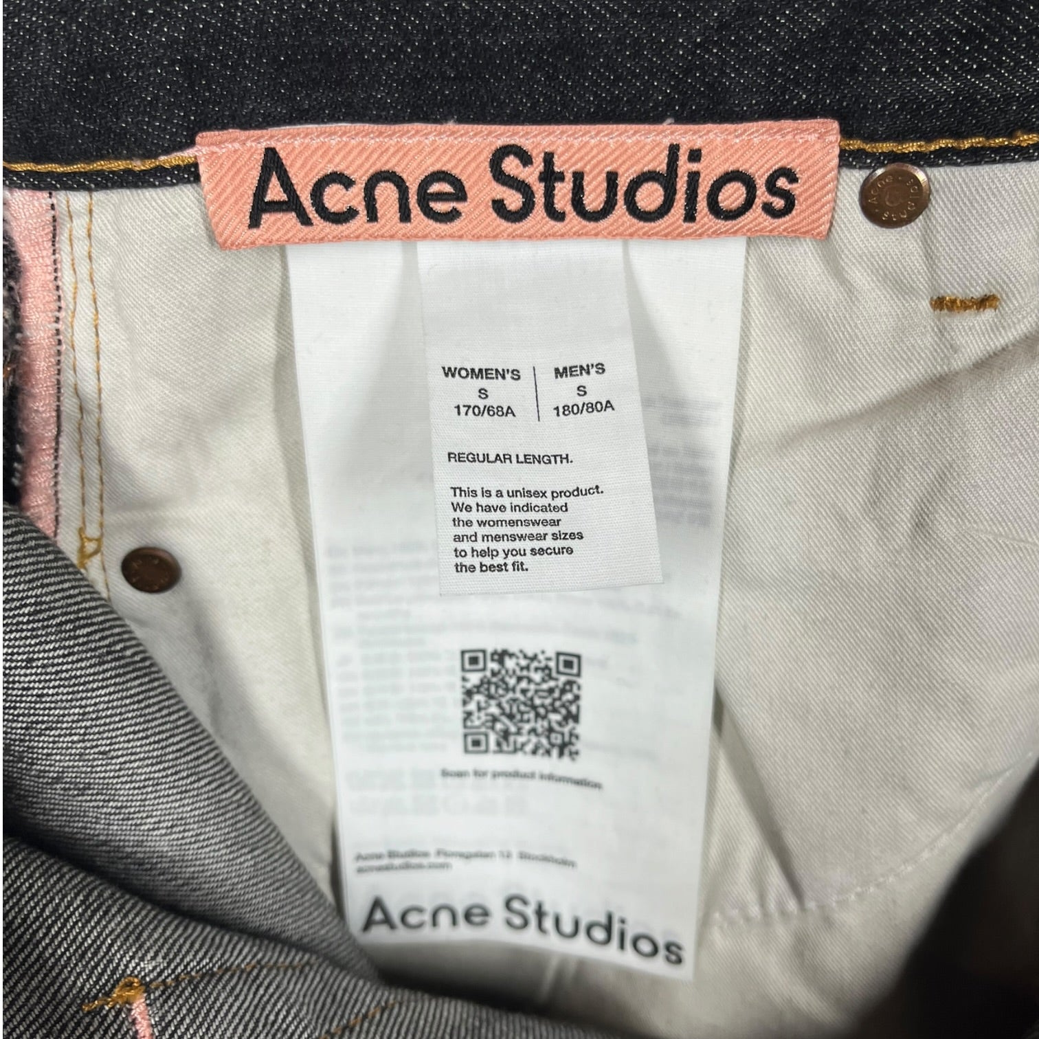 Acne Studios/Pants/S/Denim/GRY/WASHED PAINTED 1989 view 4
