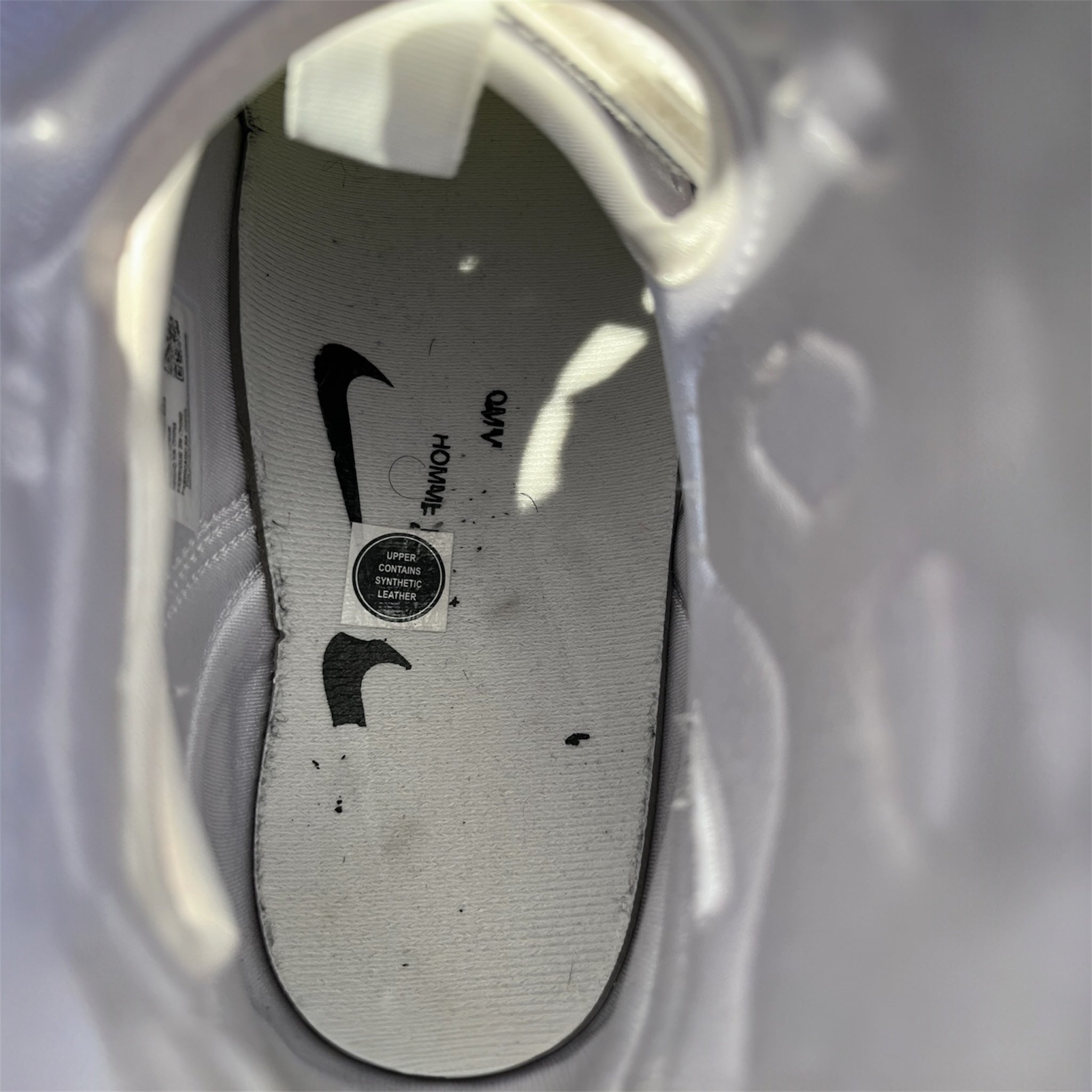 COMME des GARCONS/Hi-Sneakers/US 11/Cotton/WHT/ view 3