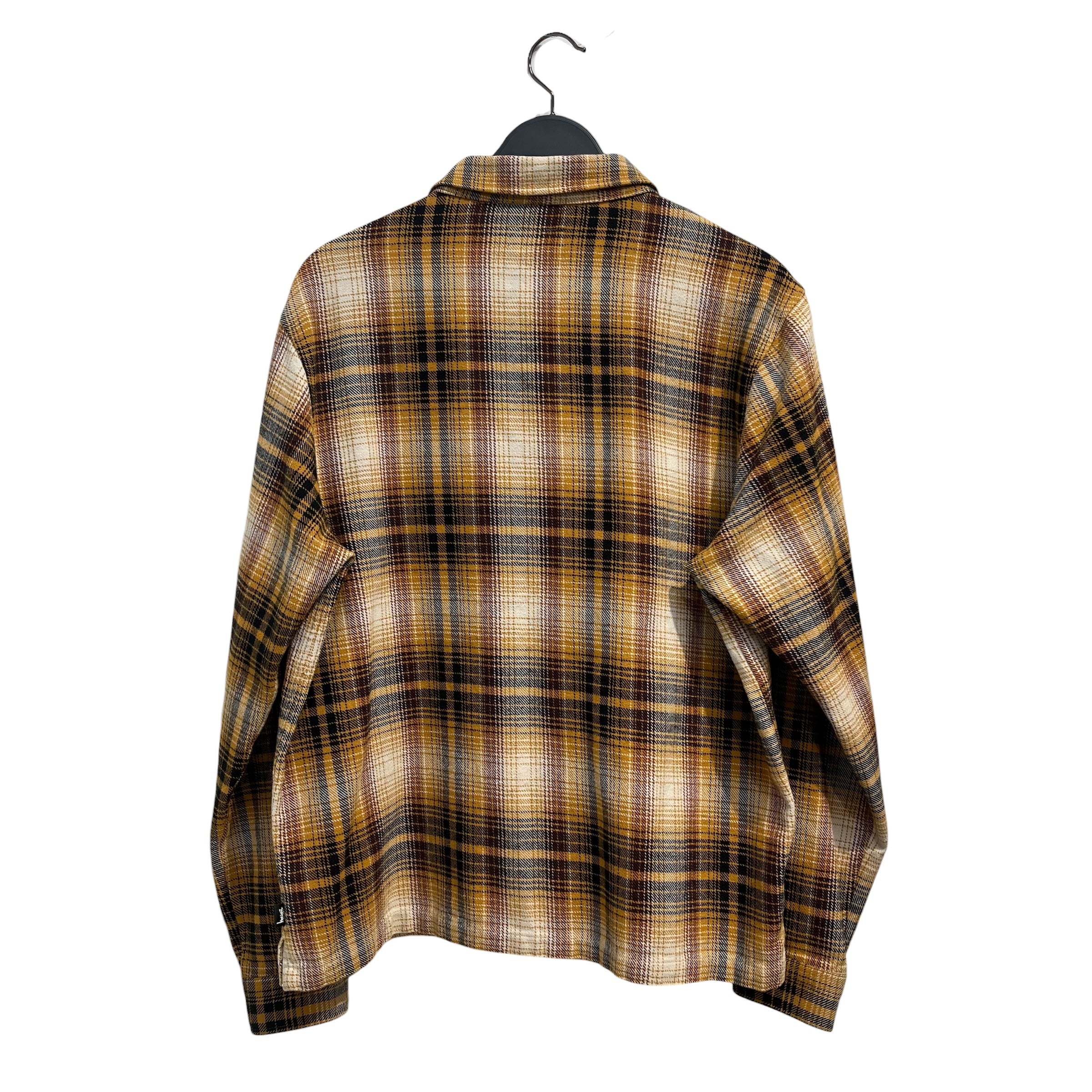 STUSSY/Jacket/M/Cotton/YLW/Plaid/ZIP UP BREAST POCKET COLLAR view 2