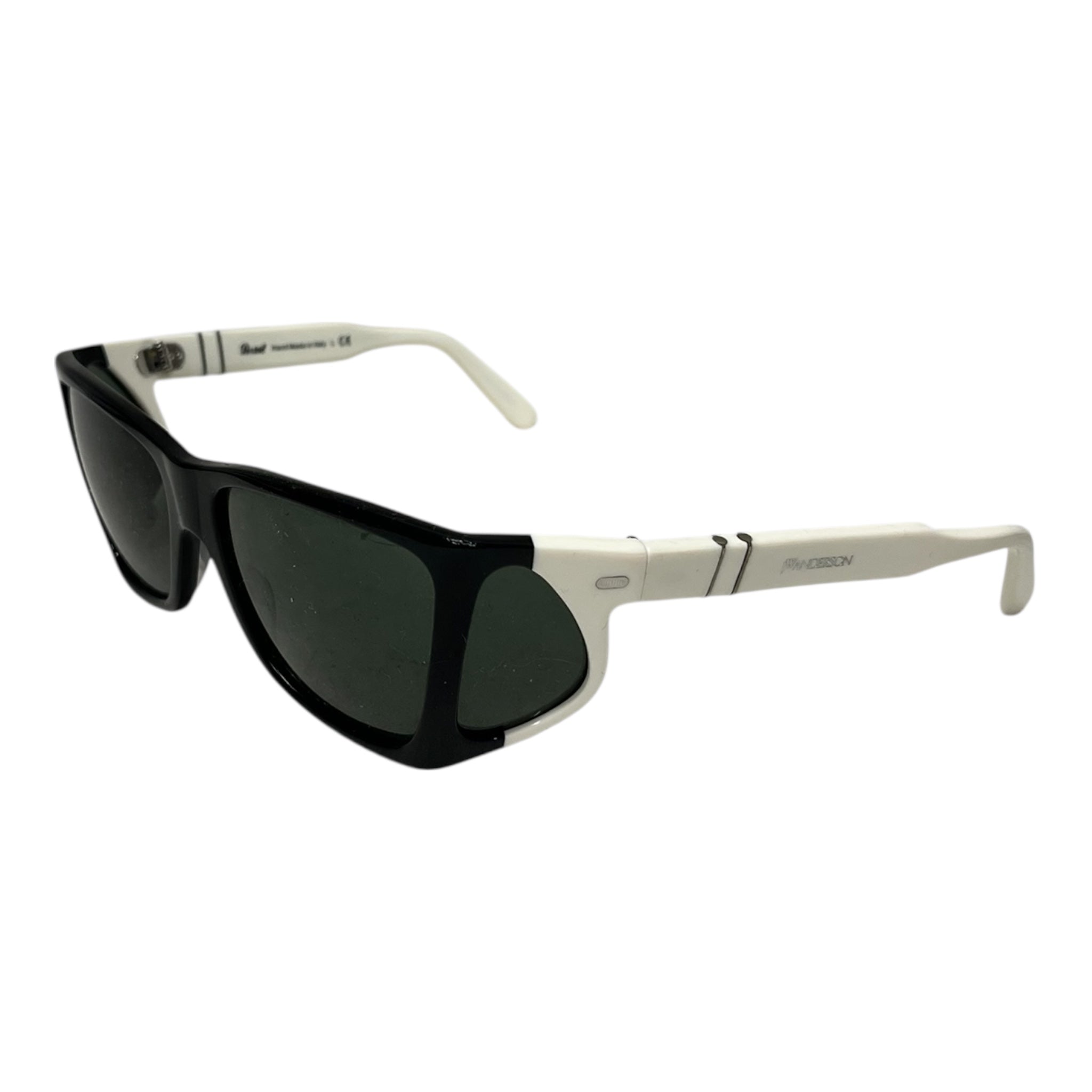 JW ANDERSON(J.W.ANDERSON)/Sunglasses/Plastic/WHT/persol x jw blk/wht view 2