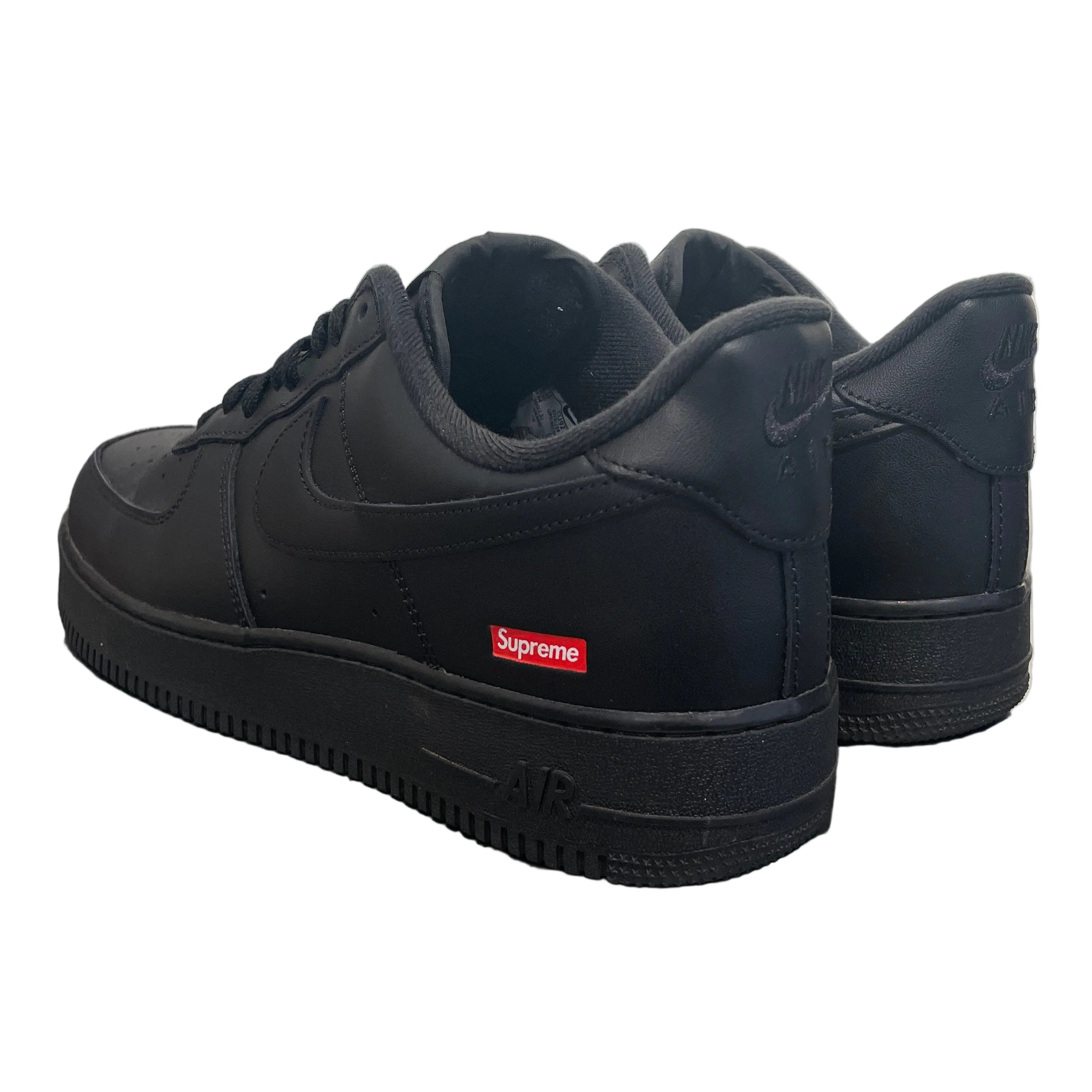 NIKE/Supreme/AIR FORCE 1 LOW/Low-Sneakers/US 12/Leather/BLK/CU9225-001 view 2