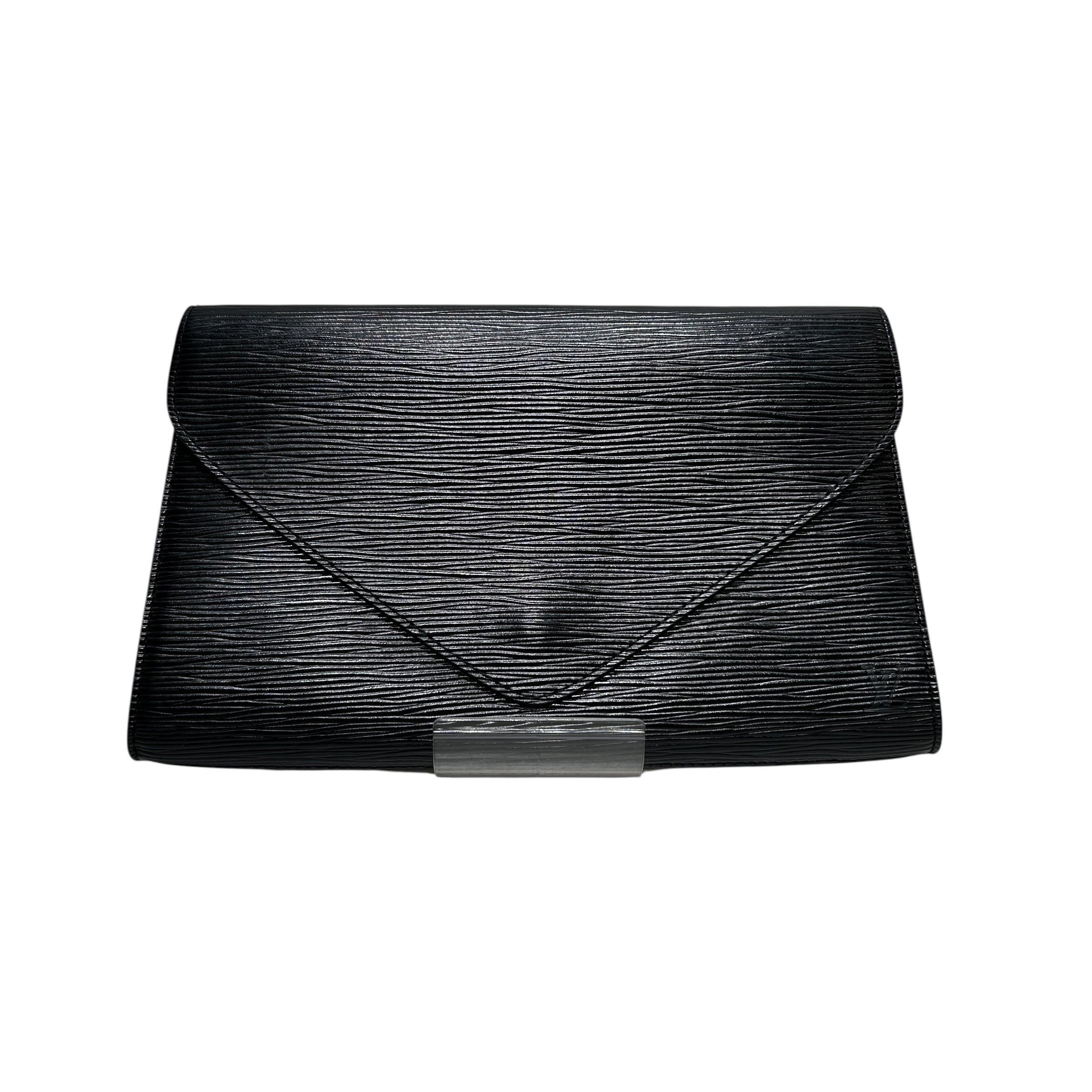 LOUIS VUITTON/Clutch Bag/Leather/BLK/EPI LEATHER DECO CLUTCH view 1