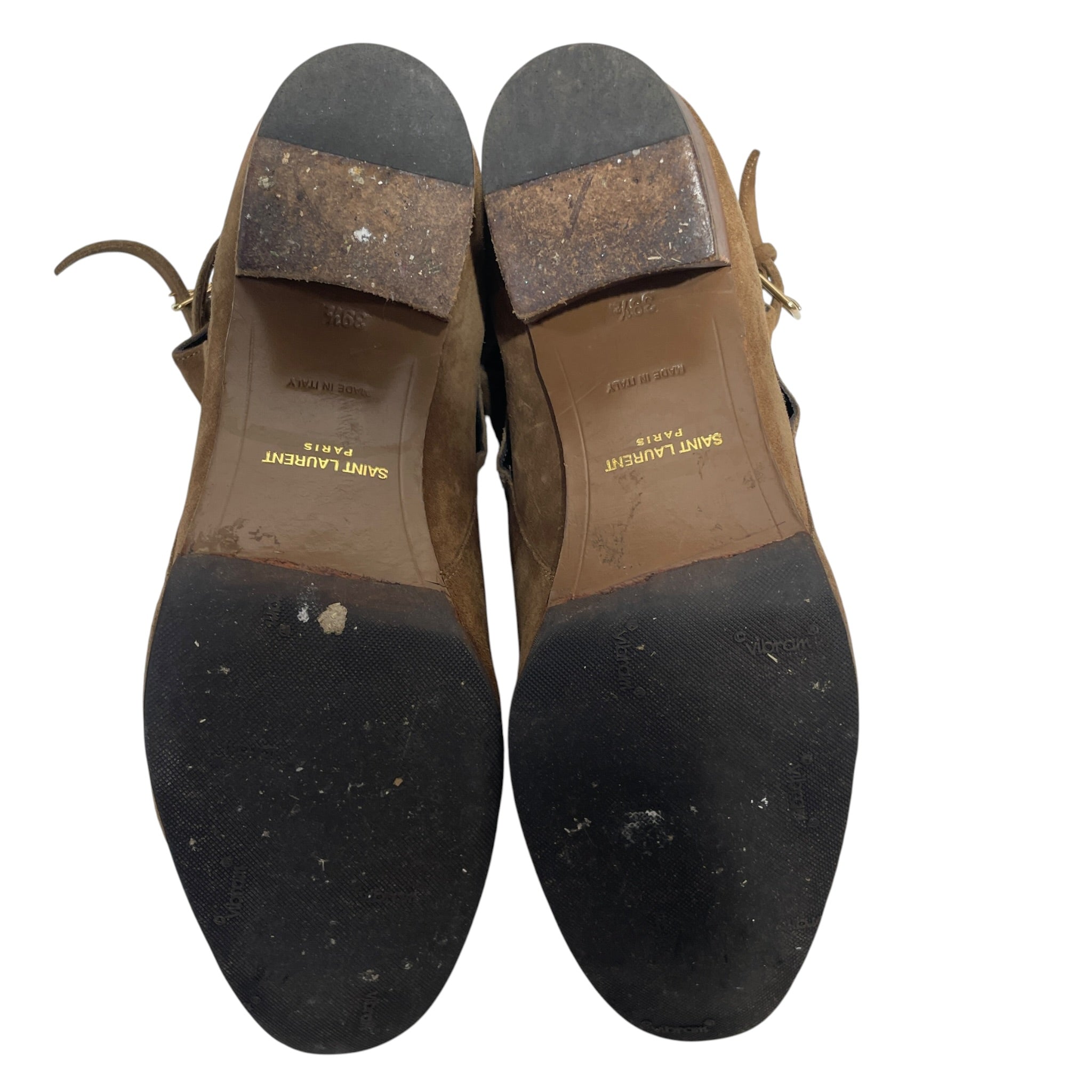 SAINT LAURENT/Boots/EU 39.5/Suede/CML/Patent/ view 3
