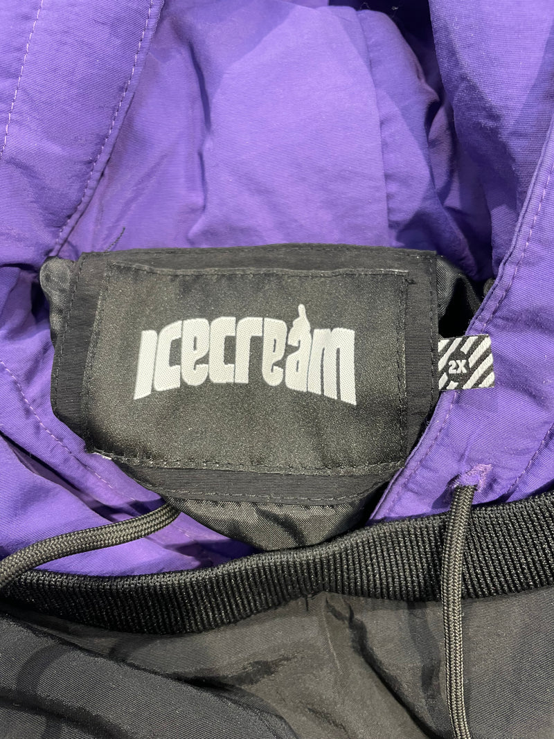 ICE CREAM/Hoodie/XXL/Border/Nylon/PPL/
