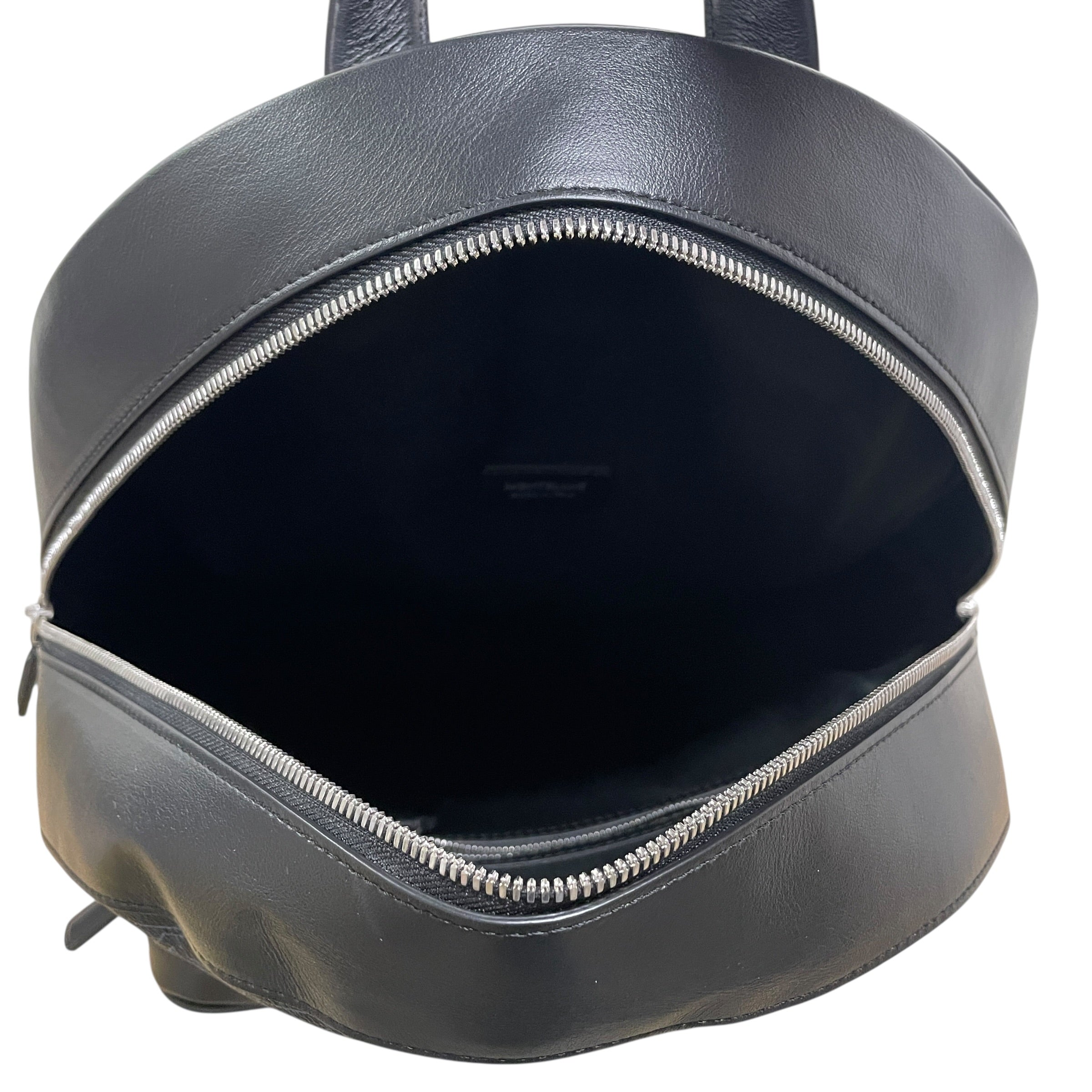 MONTBLANC/Backpack/Monogram/Leather/BLK/BLU M ALLOVER LOGO view 3