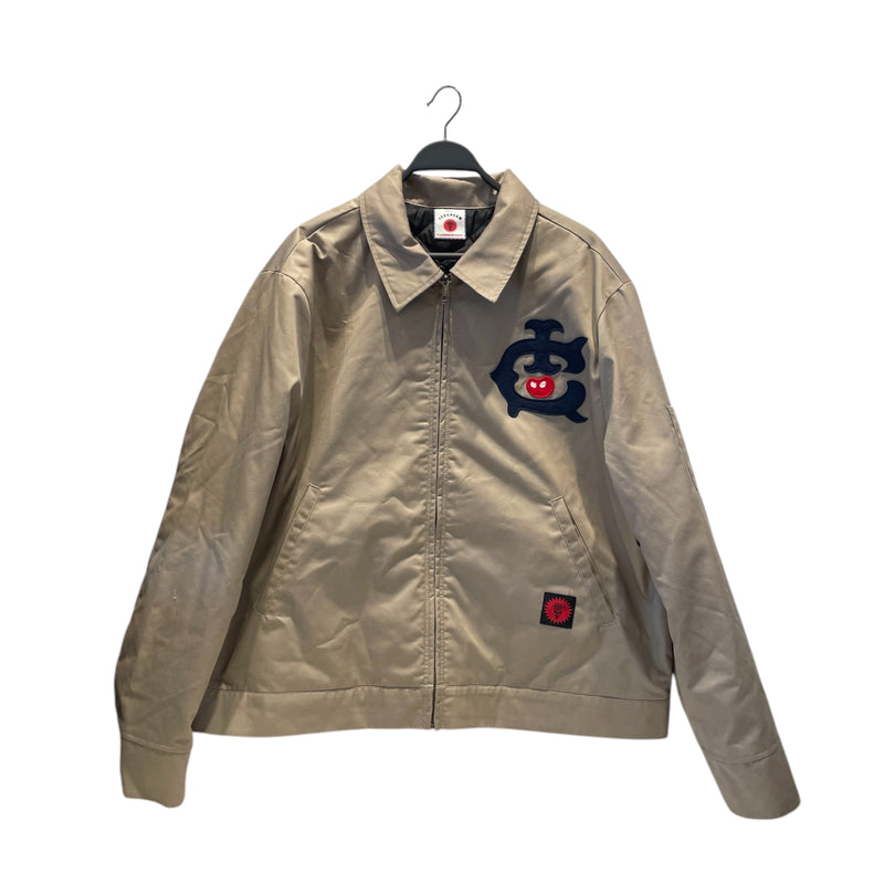 ICE CREAM/Jacket/XXL/Cotton/BEG/Graphic/WORK JACKET