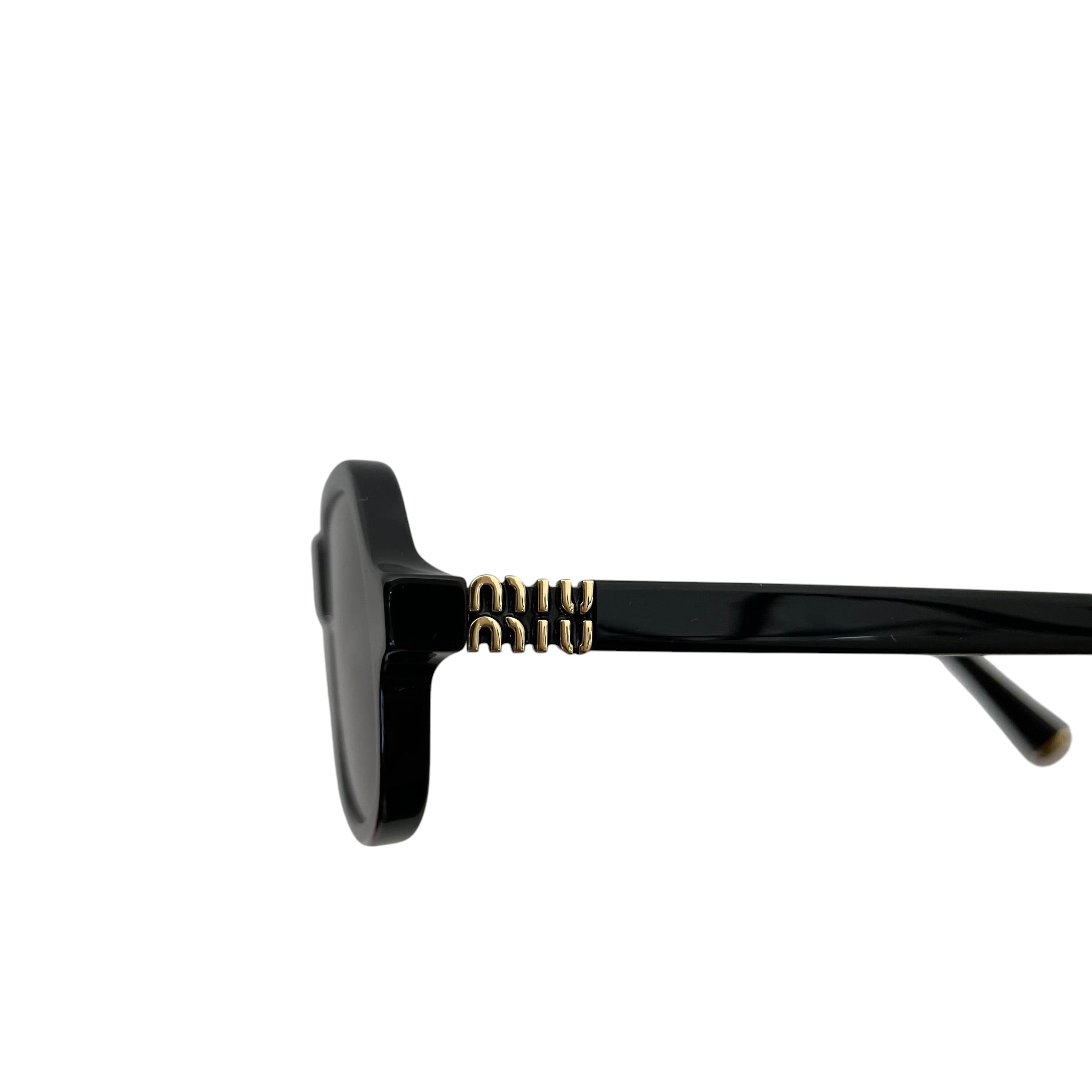 MIU MIU/Sunglasses/Titanium/BLK/M's/smu b10-u view 4