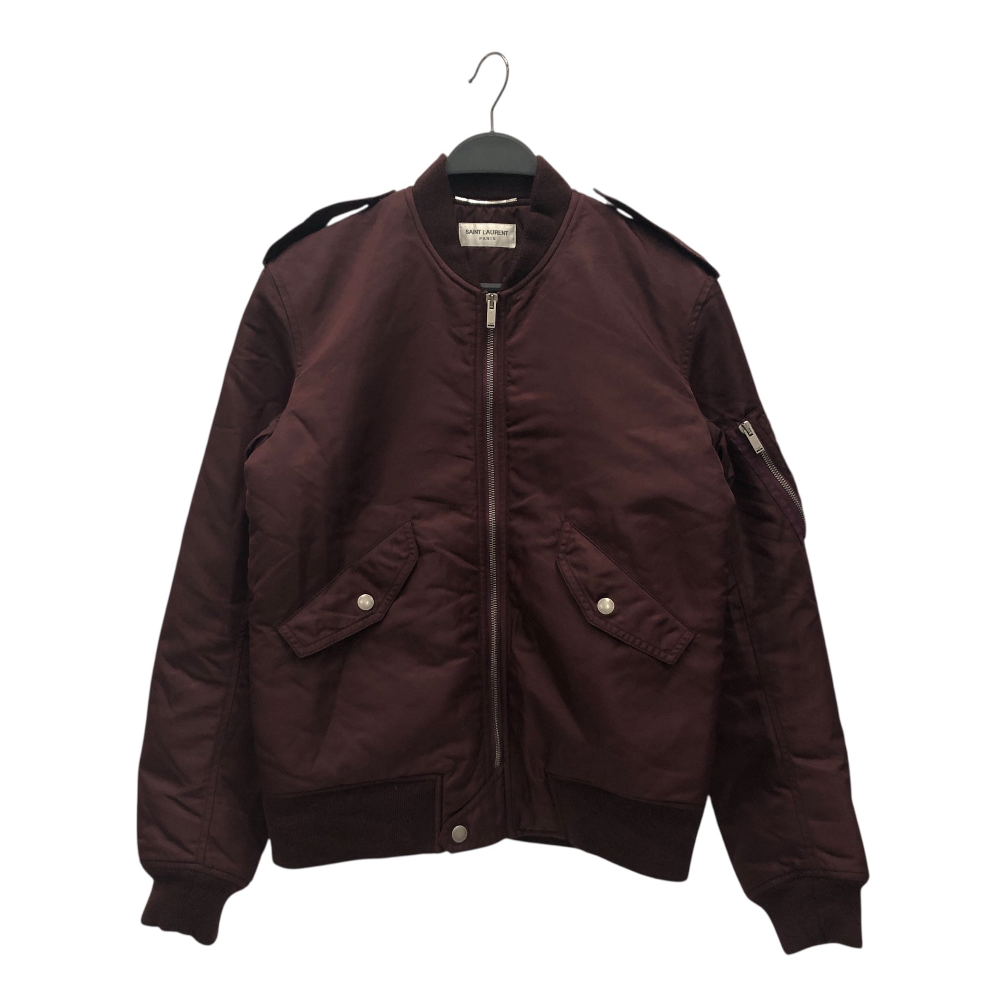 SAINT LAURENT/Flight Jkt/44/Nylon/BRD/ view 1