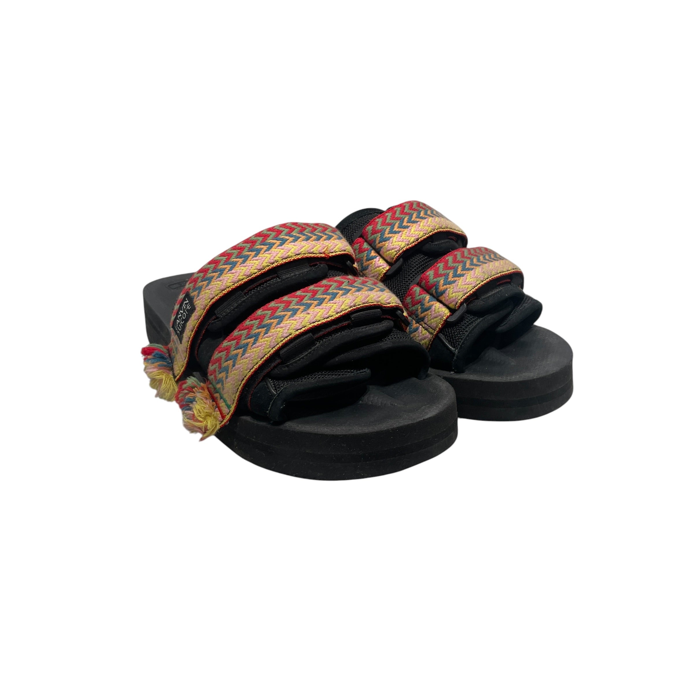 LANVIN/Sandals/US 9/Cotton/BLK/LANVIN SUICOIE VIBRAM