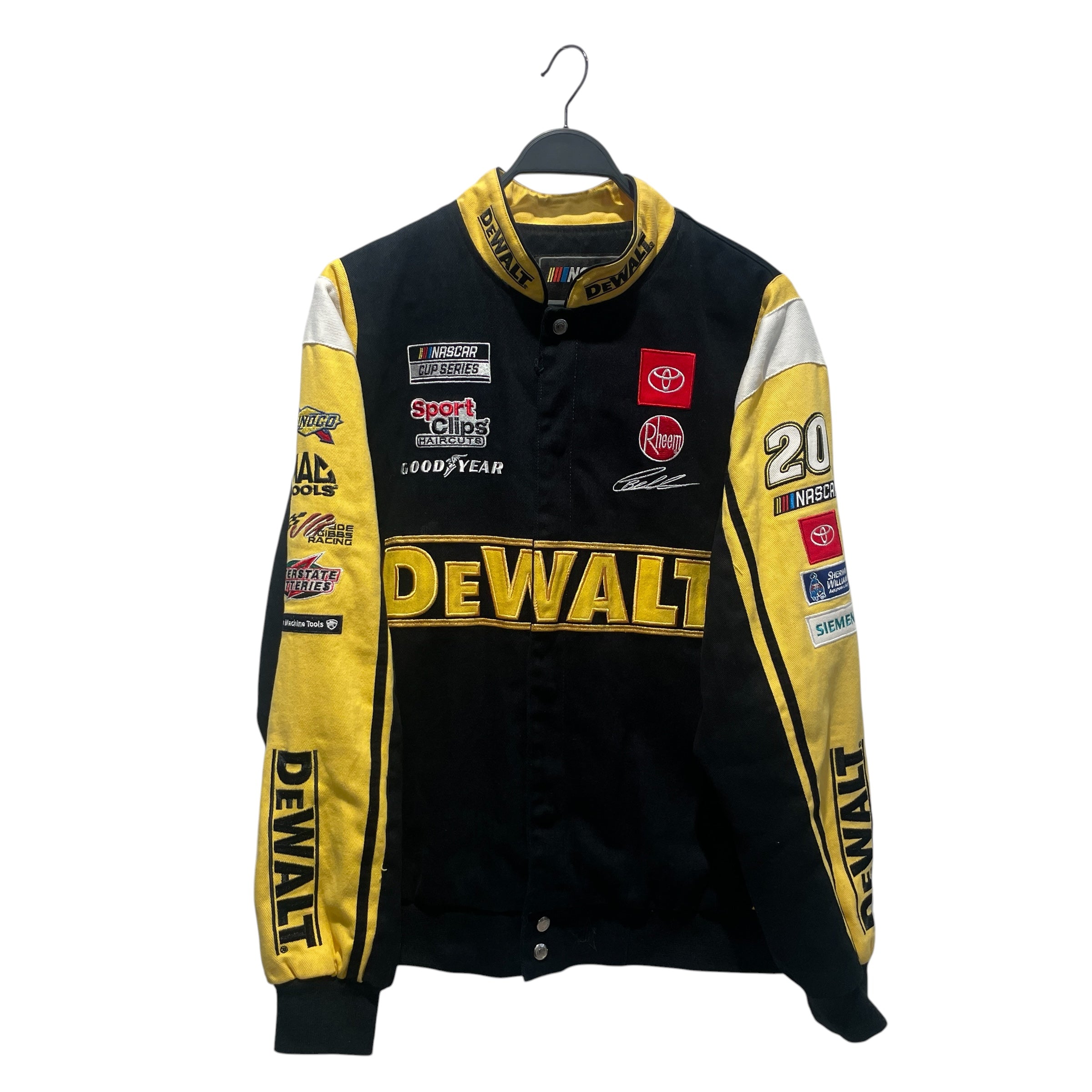 NASCAR/Souvenir Jkt/L/Cotton/BLK/DEWALT view 1